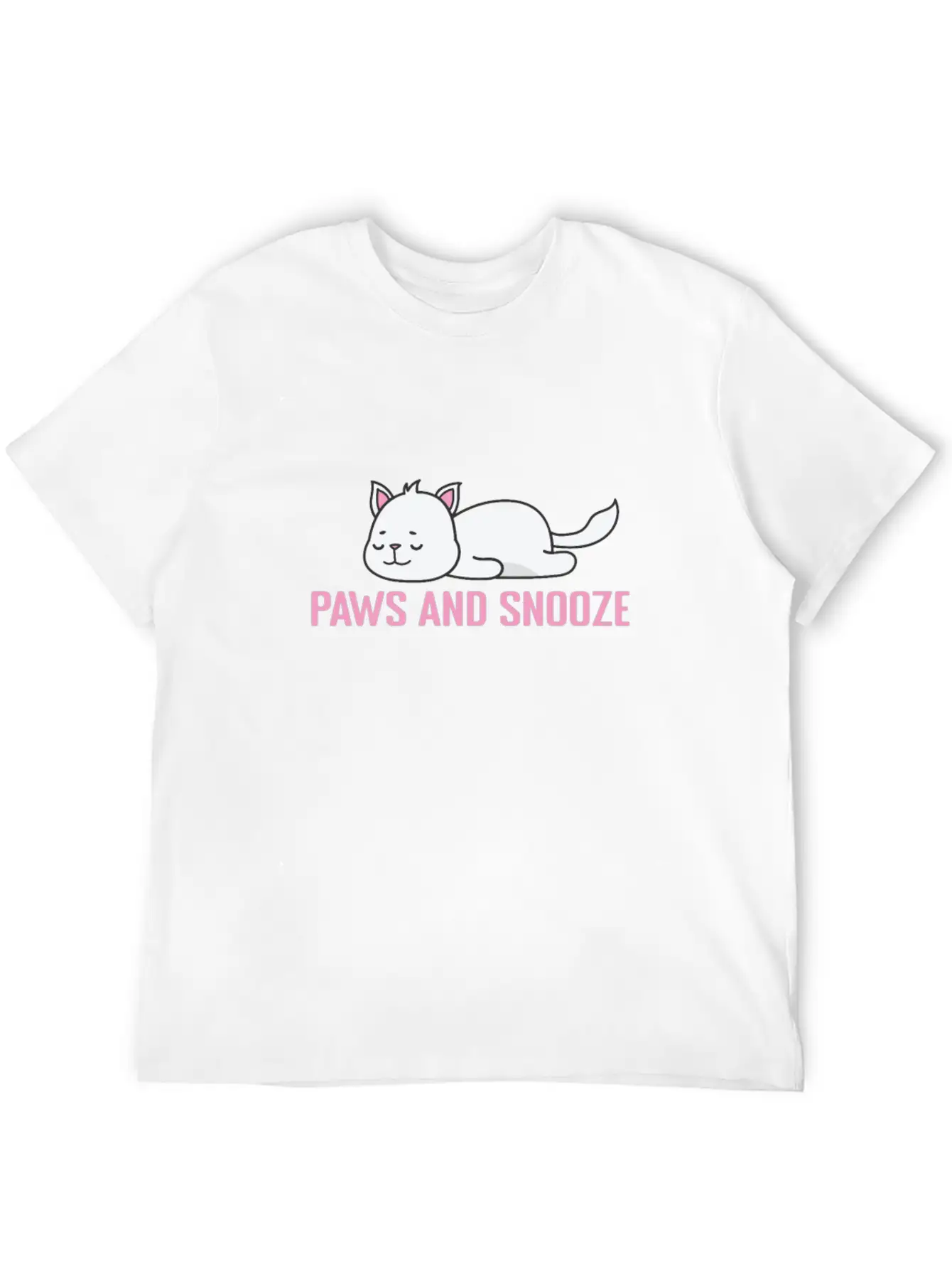 Paws And Snooze Pajama Nightgown Unisex Casual T-Shirt – Clean Design For Daily Comfort
