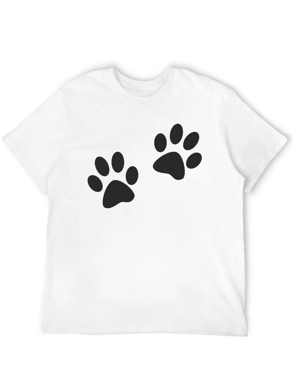 Paws Casual Graphic T-Shirt – Simple And Comfortable Daily Wear