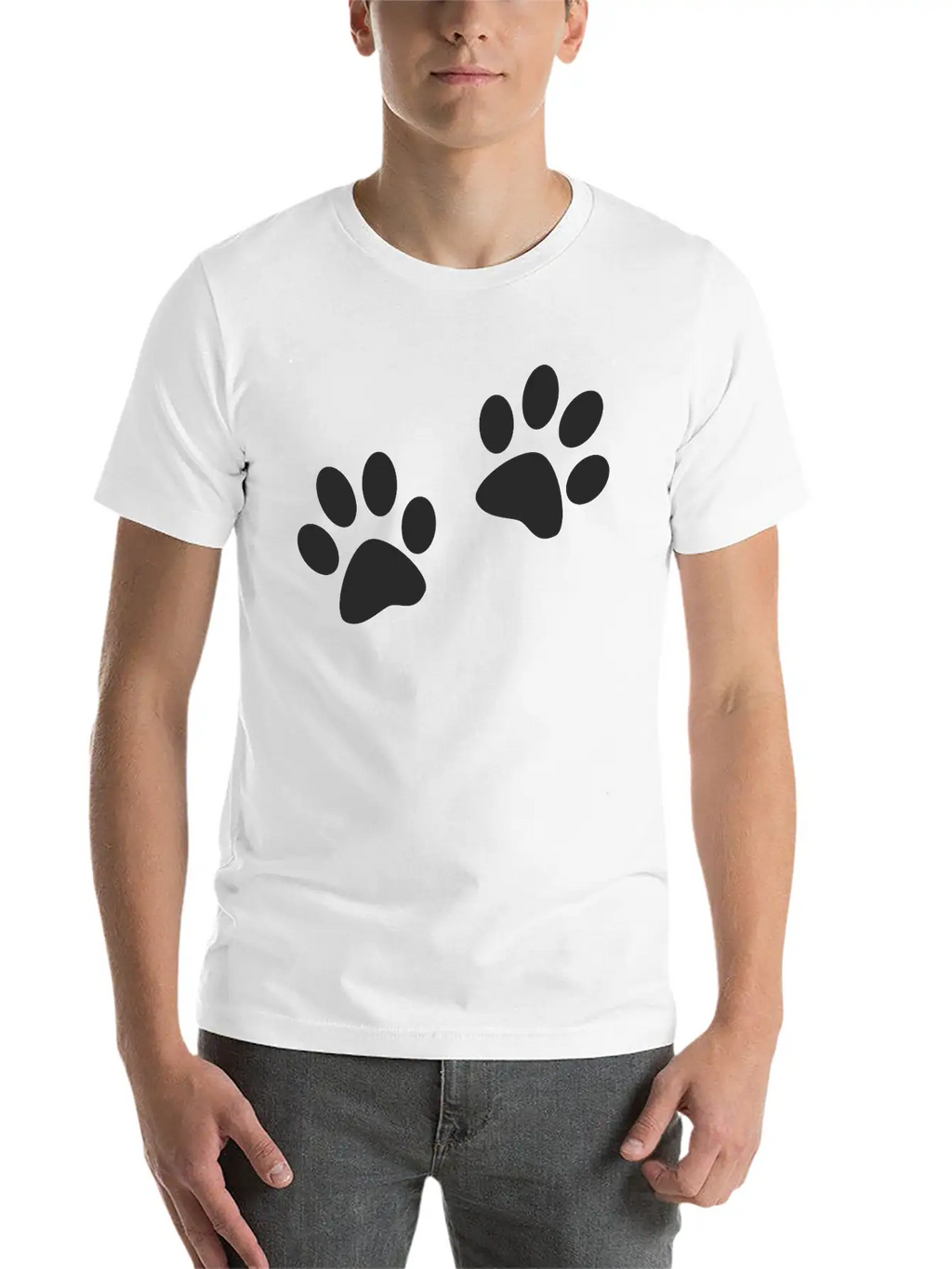 Paws Casual Graphic T-Shirt – Simple And Comfortable Daily Wear