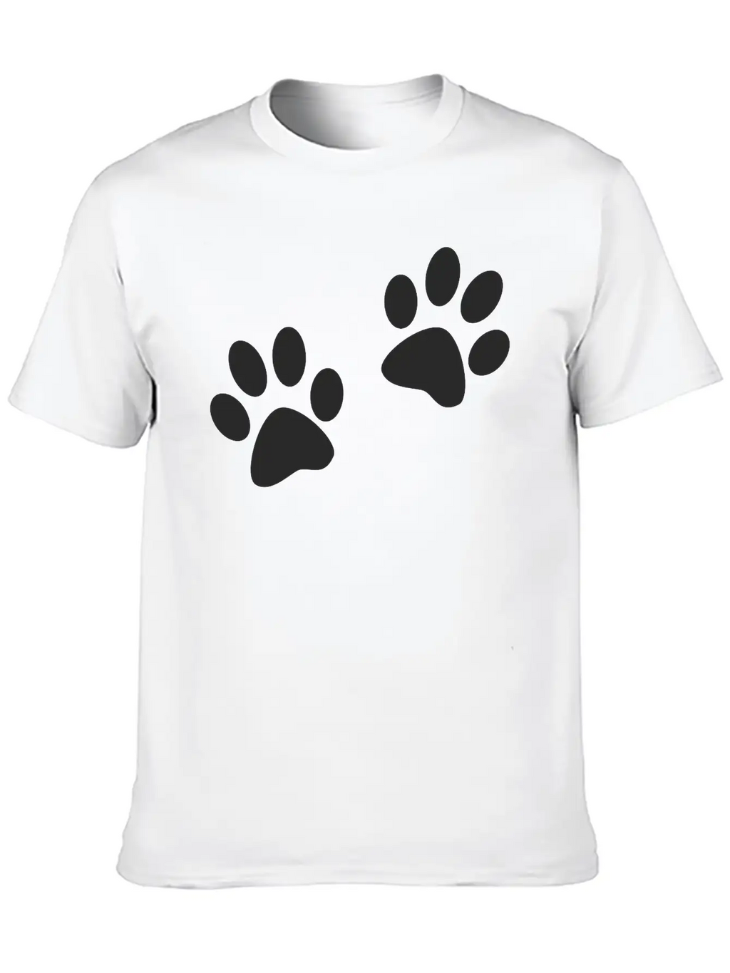 Paws Casual Graphic T-Shirt – Simple And Comfortable Daily Wear