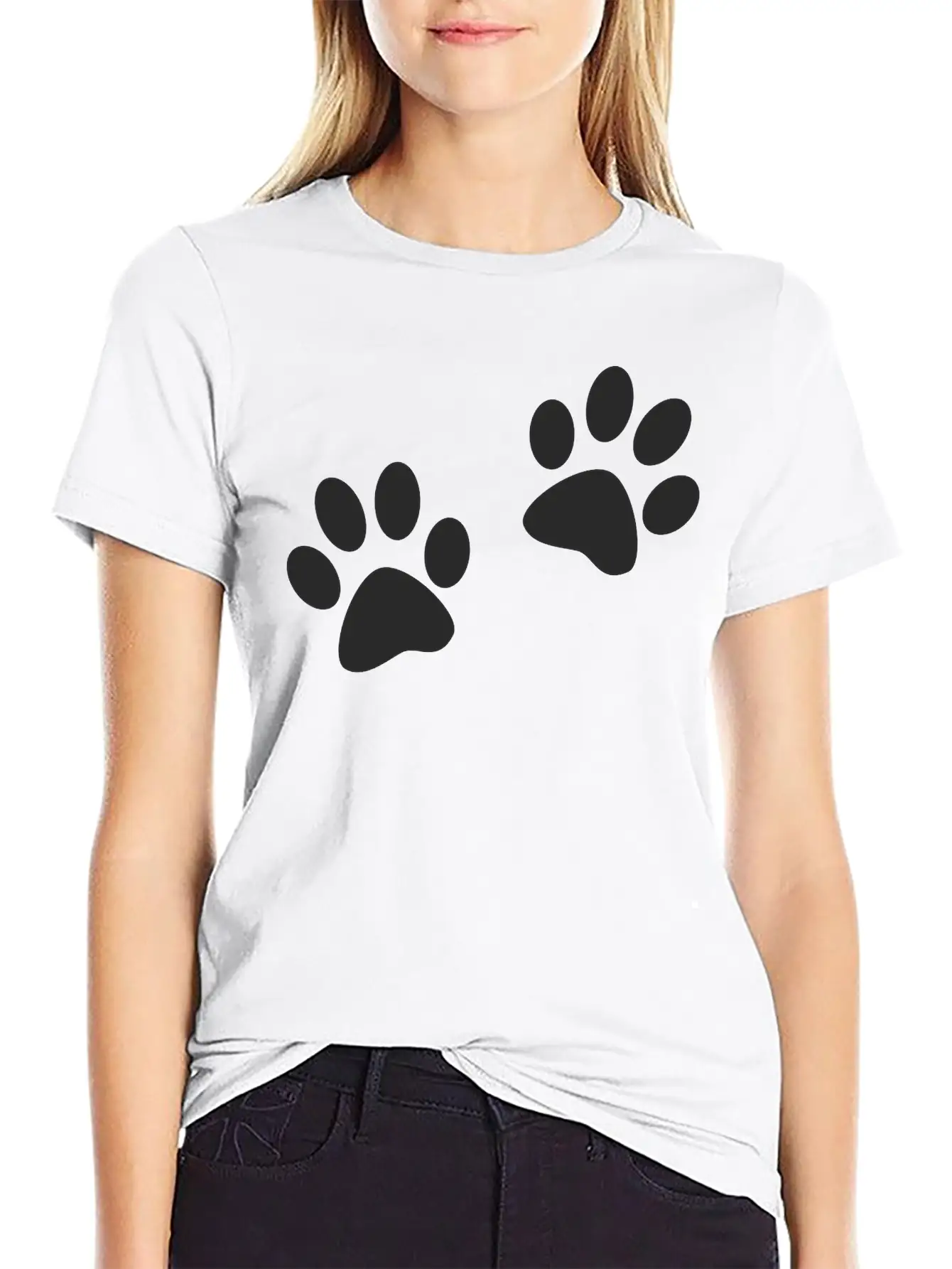 Paws Casual Graphic T-Shirt – Simple And Comfortable Daily Wear