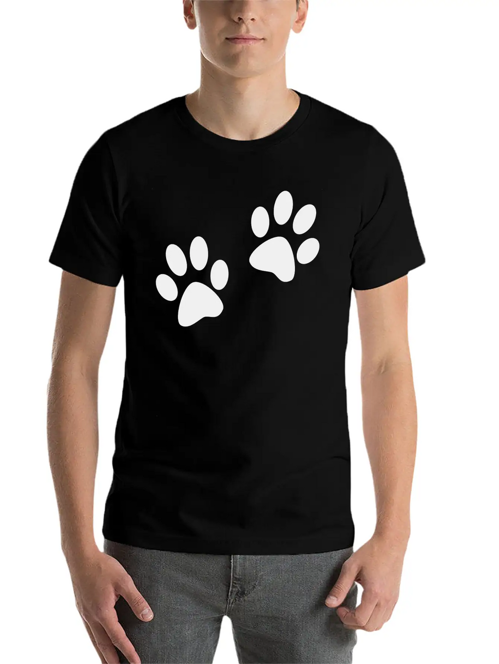 Paws Casual Graphic T-Shirt – Simple And Comfortable Daily Wear