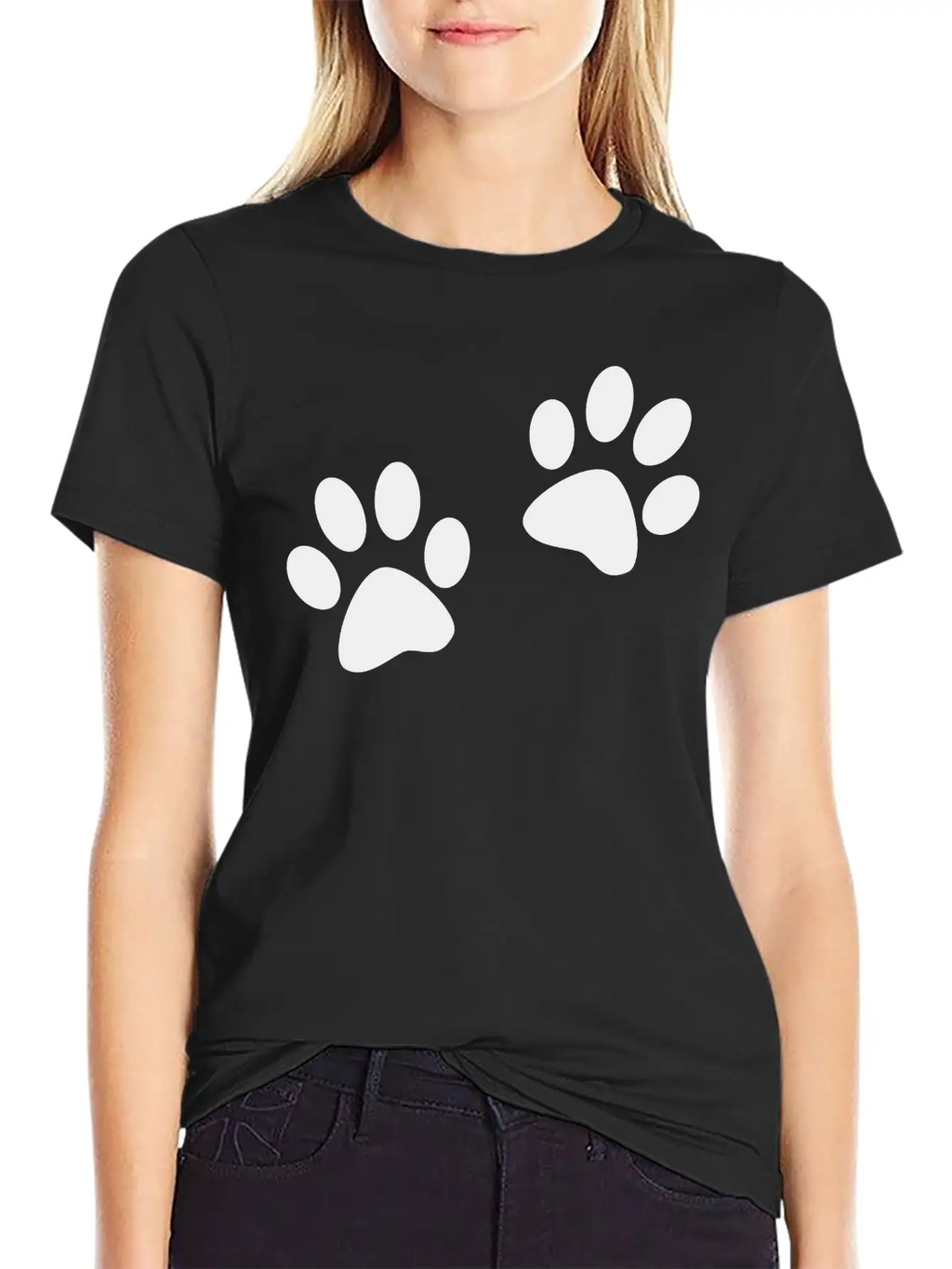 Paws Casual Graphic T-Shirt – Simple And Comfortable Daily Wear