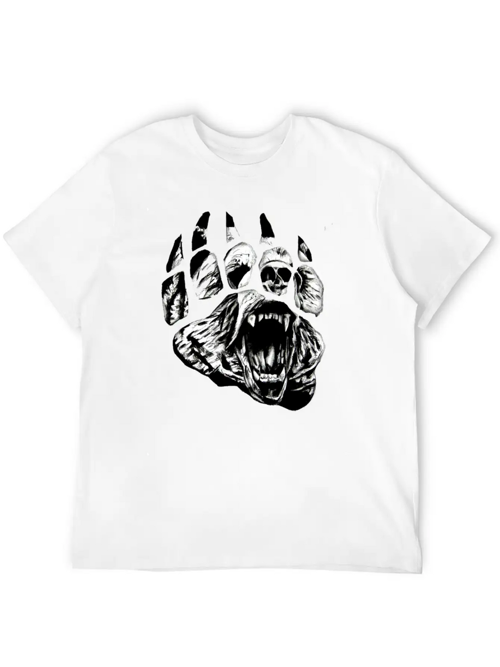 Paws Unisex Short Sleeve Soft Cotton T-Shirt – Casual Everyday Wear