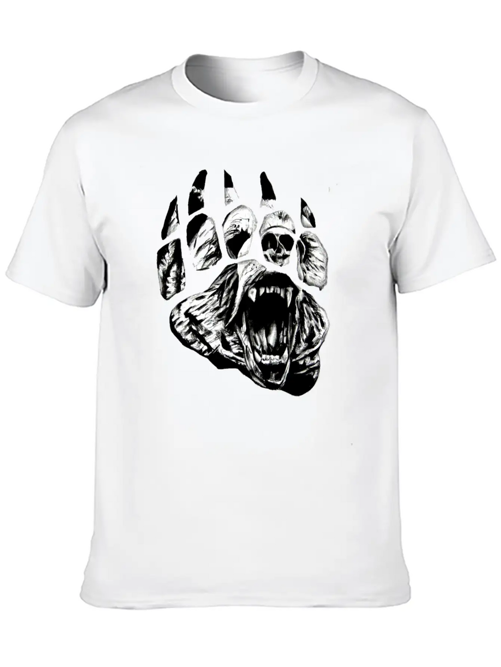 Paws Unisex Short Sleeve Soft Cotton T-Shirt – Casual Everyday Wear