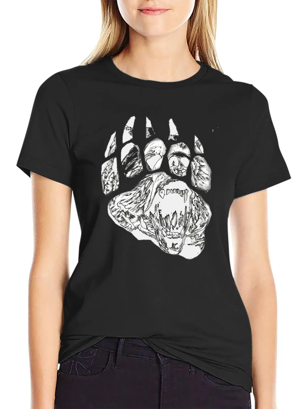 Paws Unisex Short Sleeve Soft Cotton T-Shirt – Casual Everyday Wear