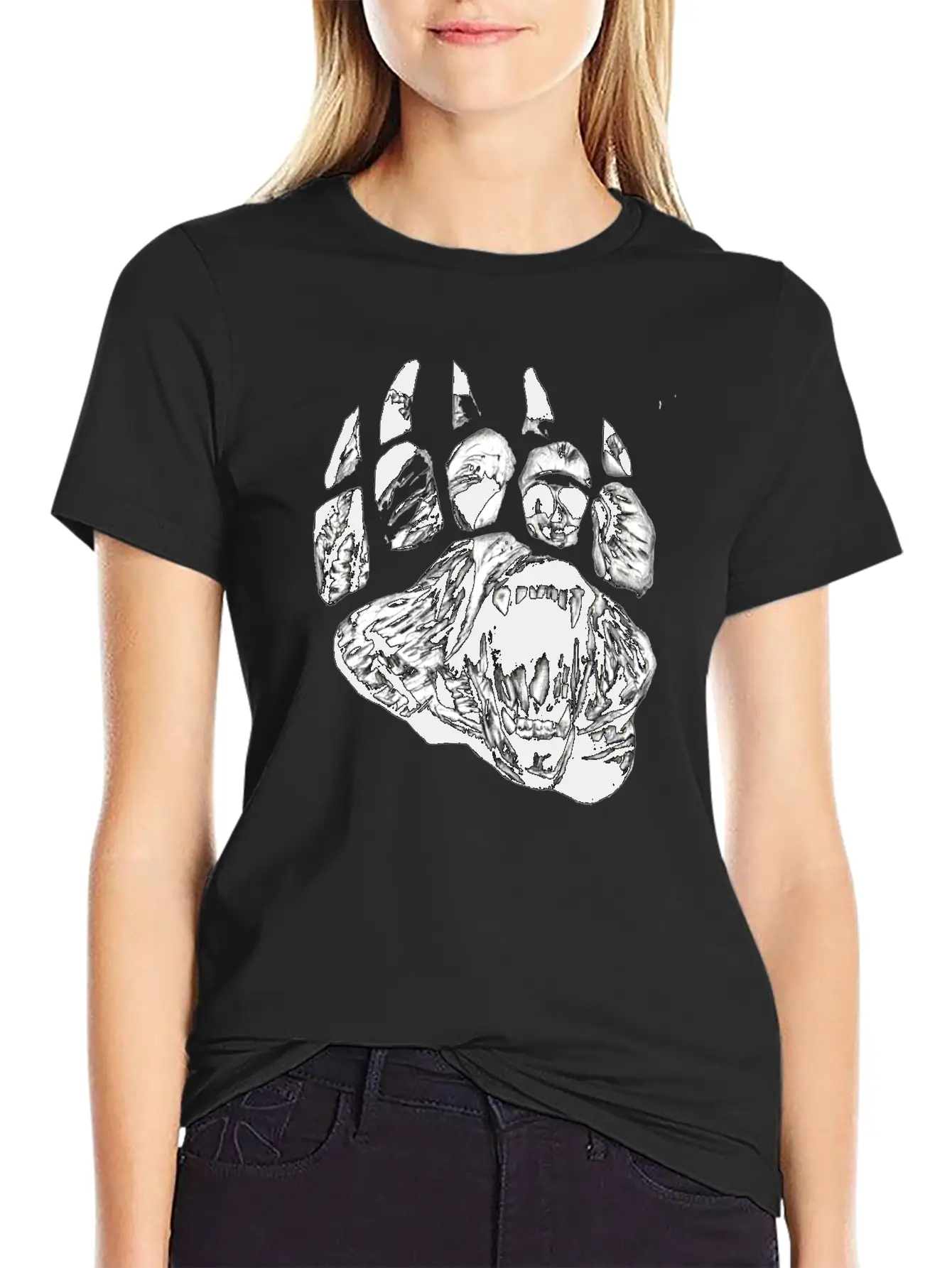 Paws Unisex Short Sleeve Soft Cotton T-Shirt – Casual Everyday Wear