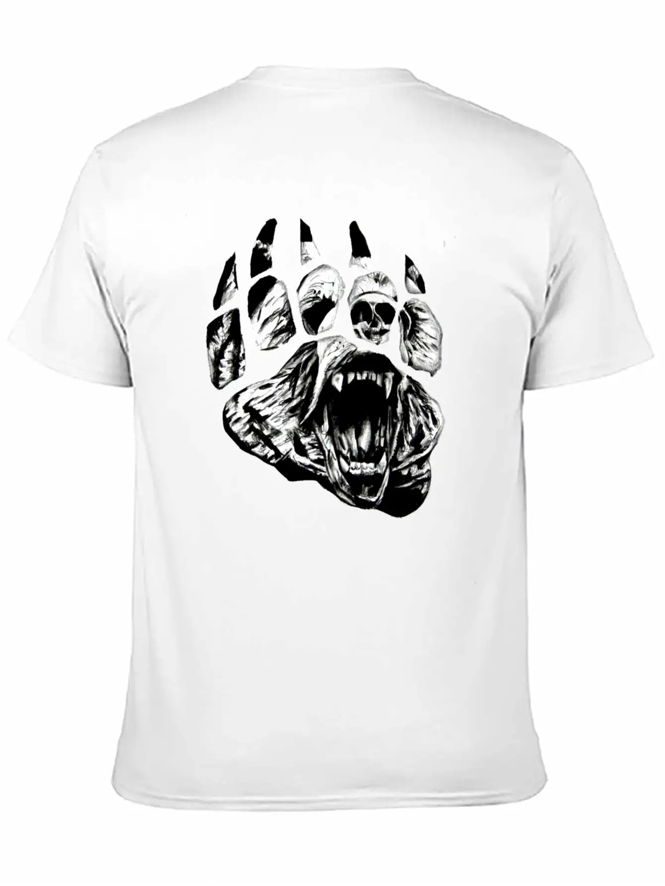 Paws Unisex Short Sleeve Soft Cotton T-Shirt – Casual Everyday Wear