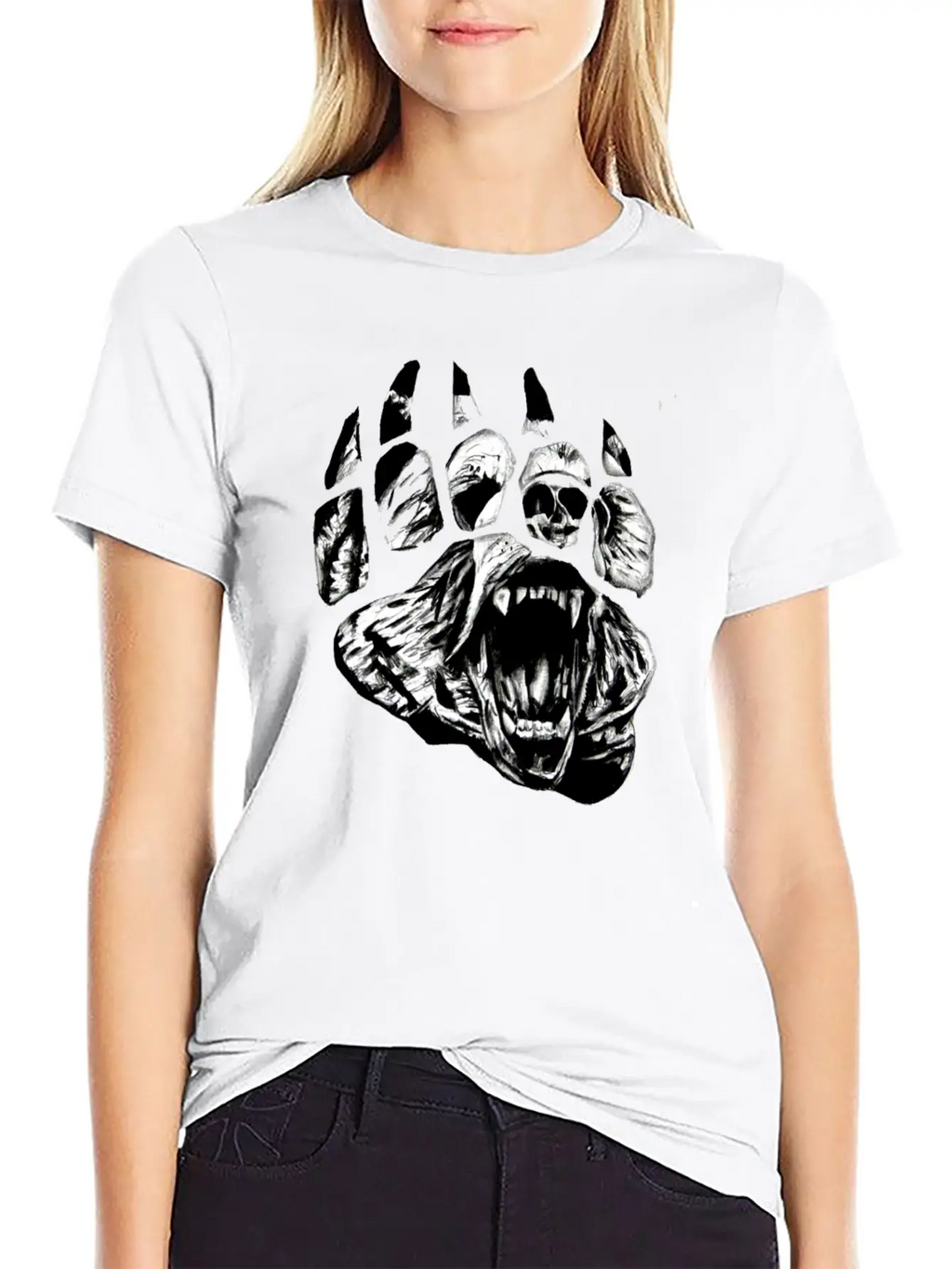 Paws Unisex Short Sleeve Soft Cotton T-Shirt – Casual Everyday Wear