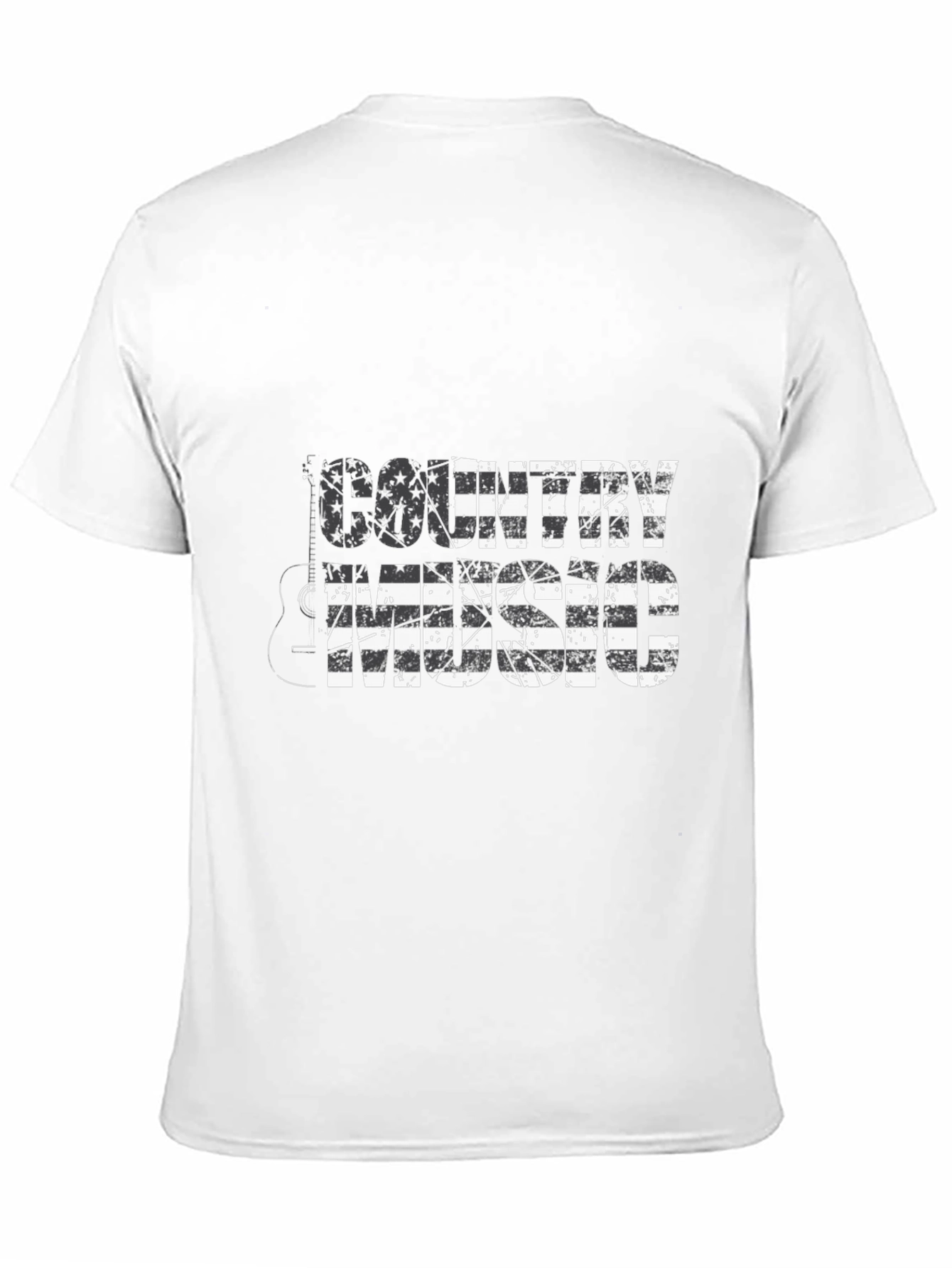 Country Music USA Flag Graphic T-Shirt