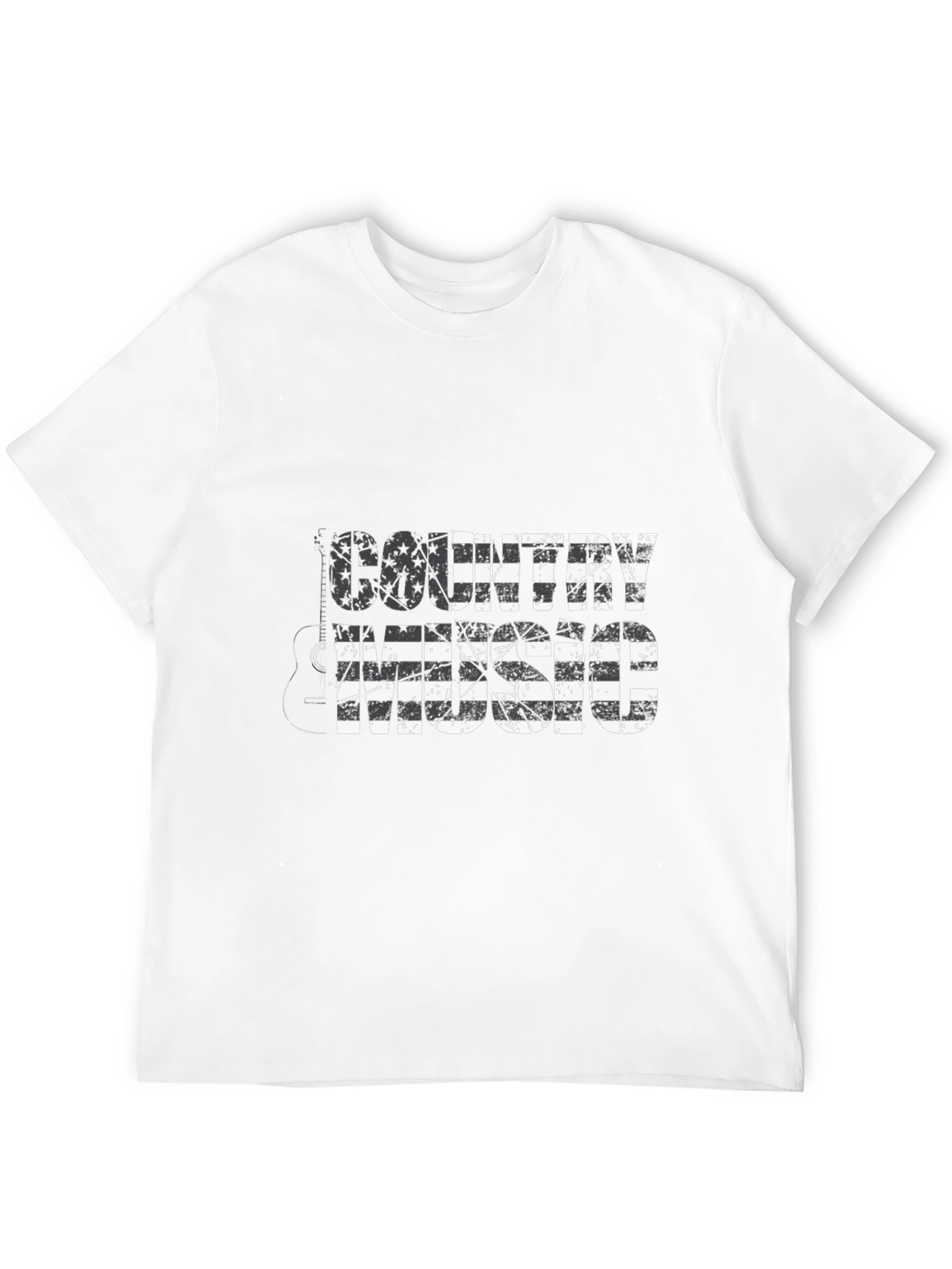 Country Music USA Flag Graphic T-Shirt