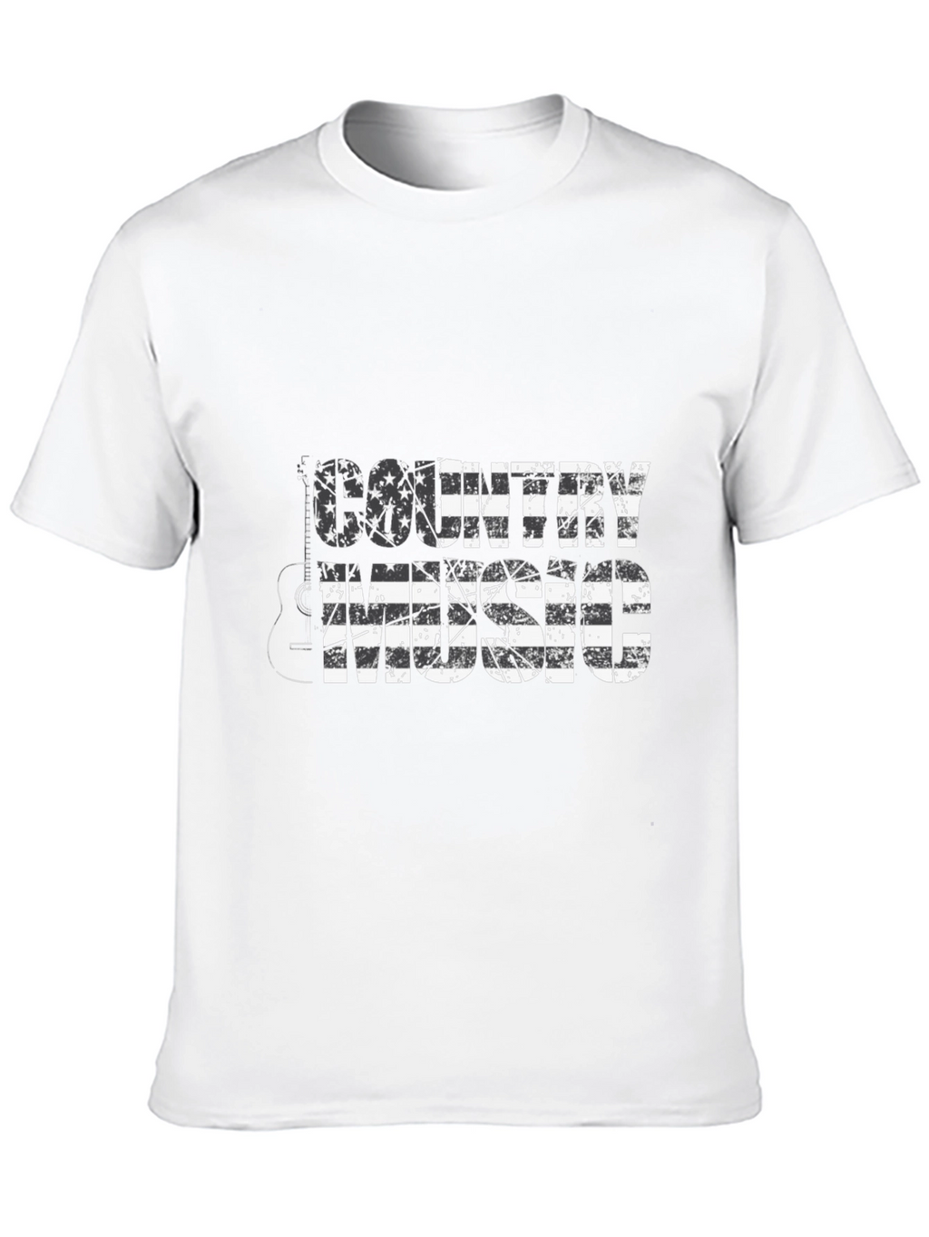 Country Music USA Flag Graphic T-Shirt