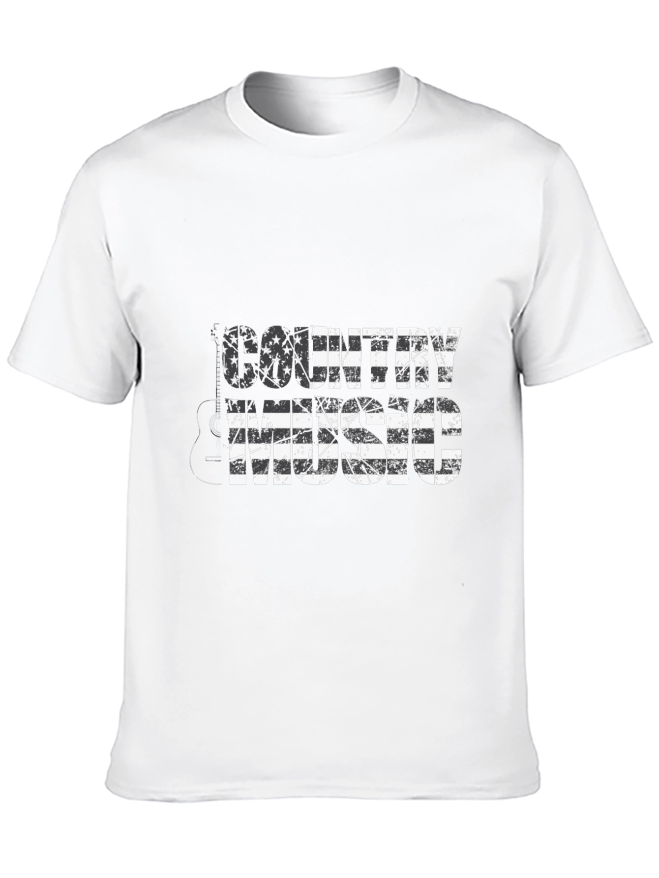 Country Music USA Flag Graphic T-Shirt