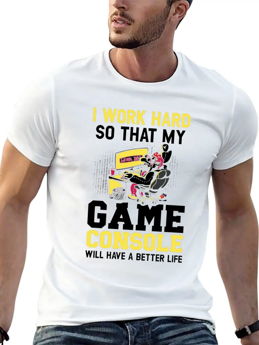 PC Game Geek Gaming Video Game Player Gamer Breathable Soft Cotton T-Shirt – Timeless Casual Look