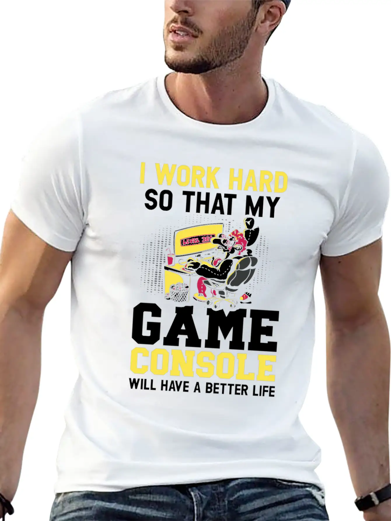 PC Game Geek Gaming Video Game Player Gamer Breathable Soft Cotton T-Shirt – Timeless Casual Look