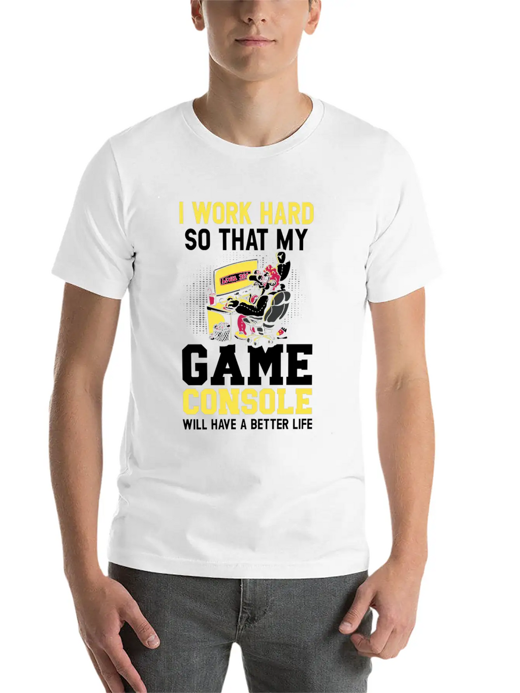 PC Game Geek Gaming Video Game Player Gamer Breathable Soft Cotton T-Shirt – Timeless Casual Look