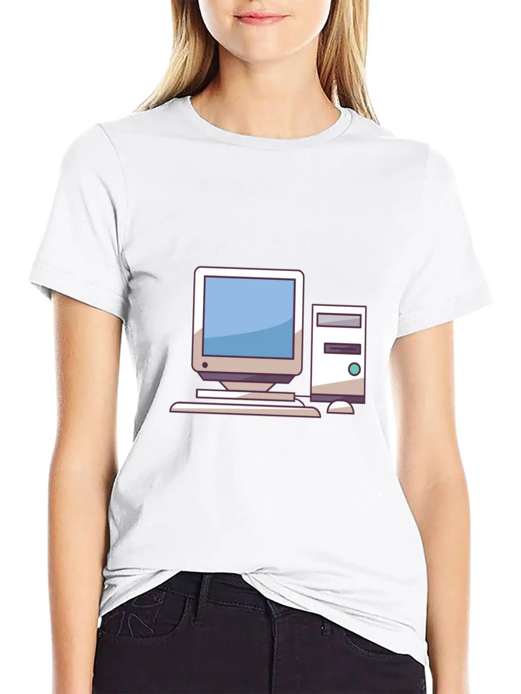Pc Midtower With Peripherals Stylish Everyday T-Shirt – Unisex Basic Cotton Tee