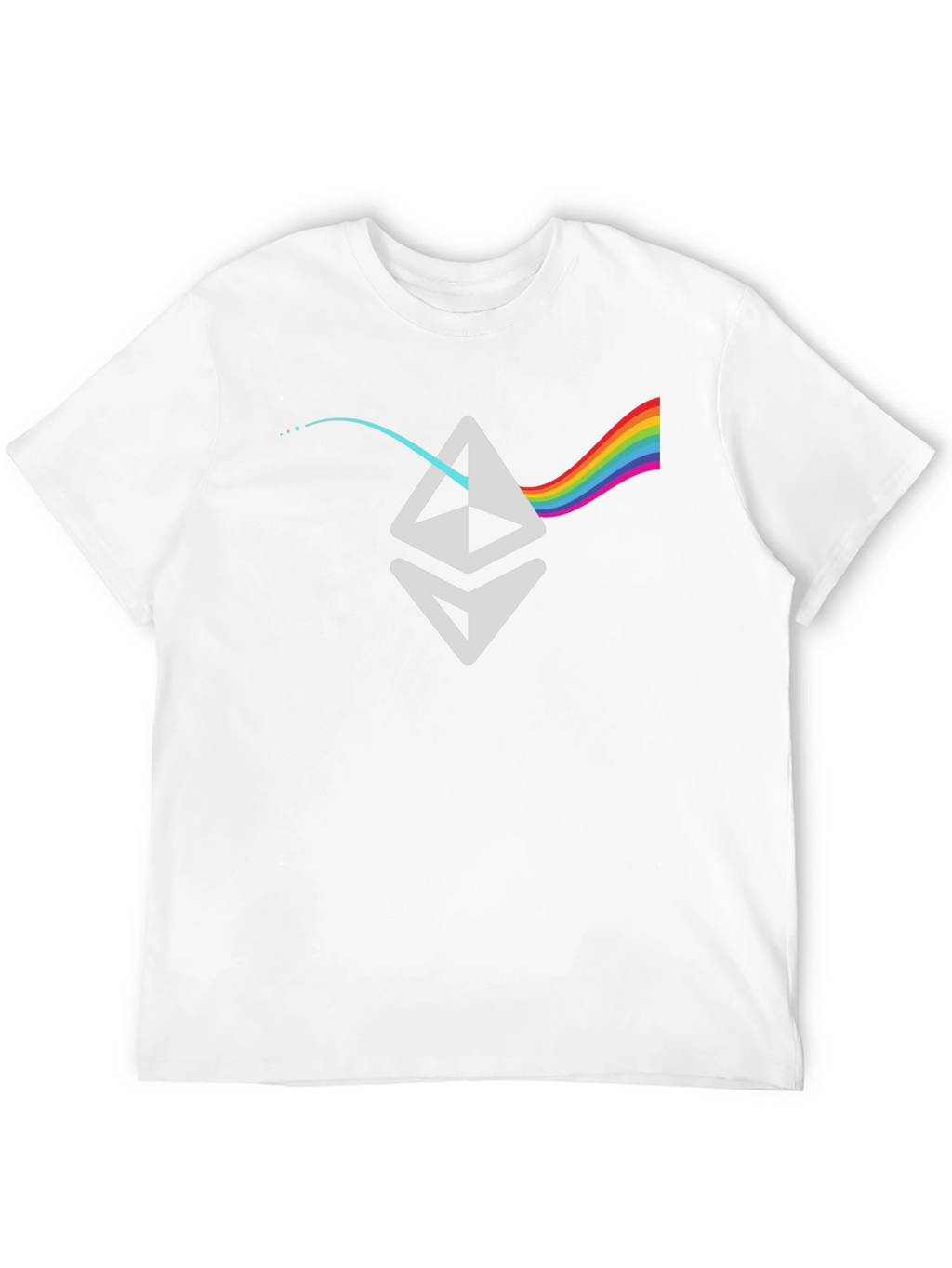 Ethereum Prism T-Shirt - Crypto Rainbow