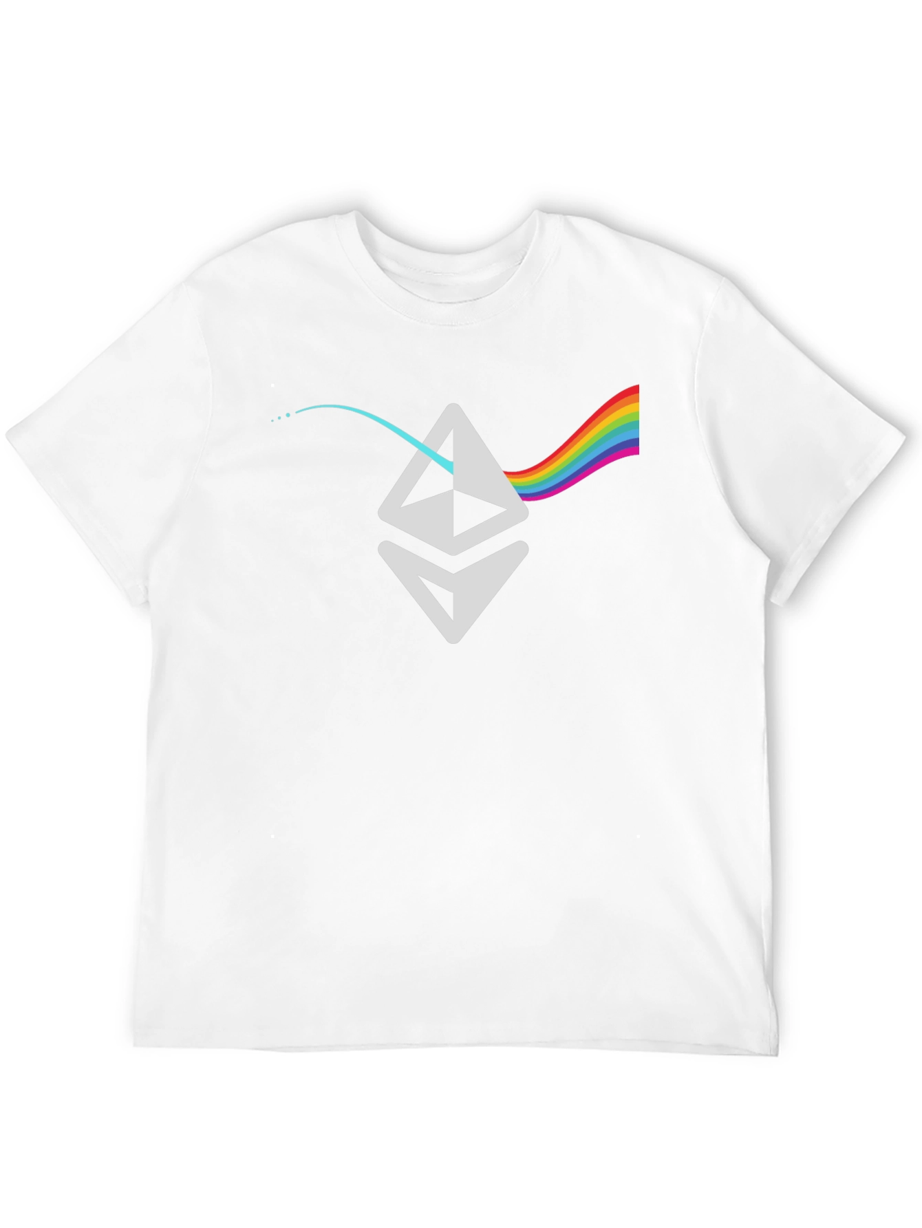 Ethereum Prism T-Shirt - Crypto Rainbow