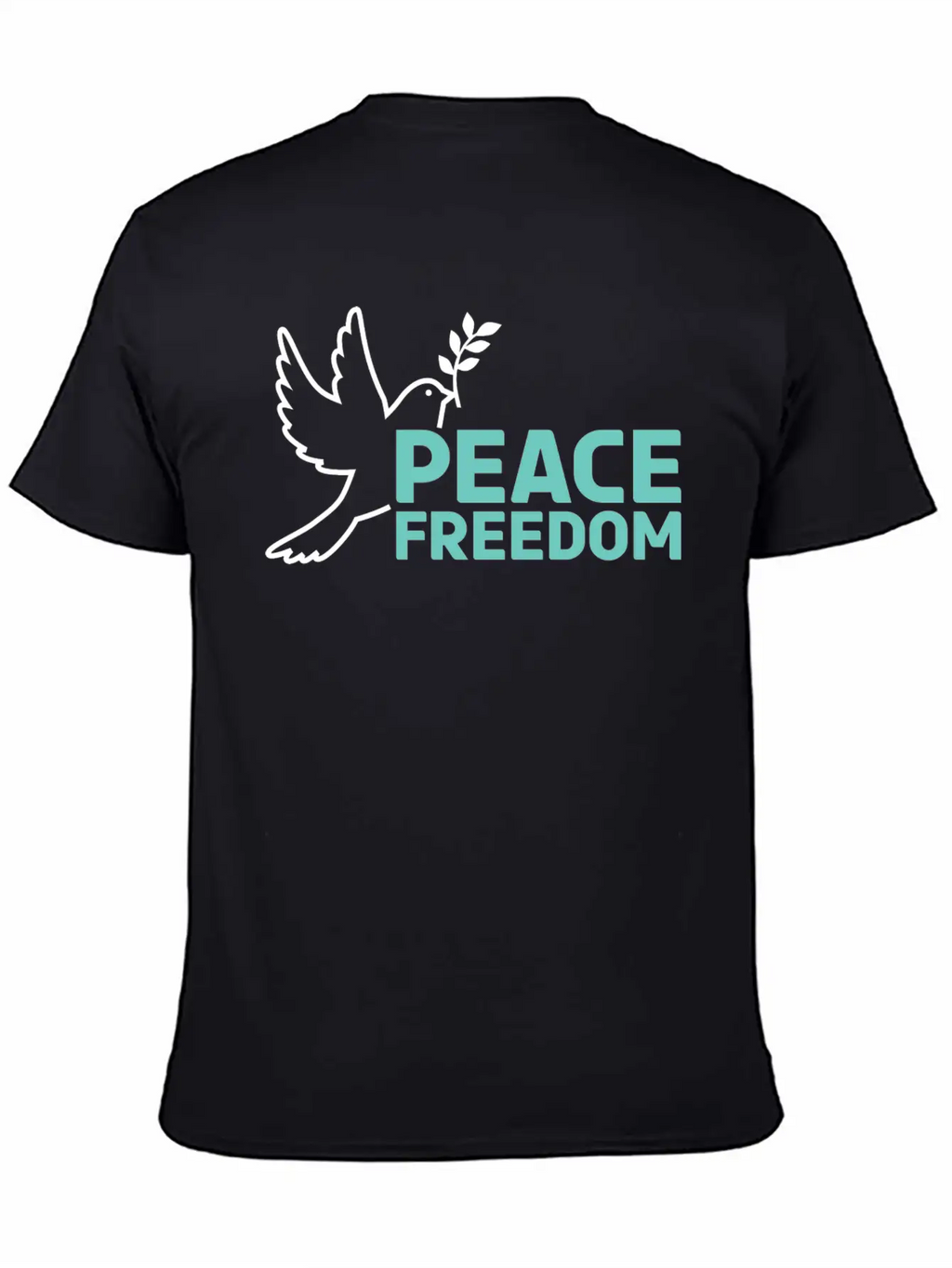 Peace & Freedom - Peace Dove Essential Cotton Tee For Daily Outfits – Unisex Style