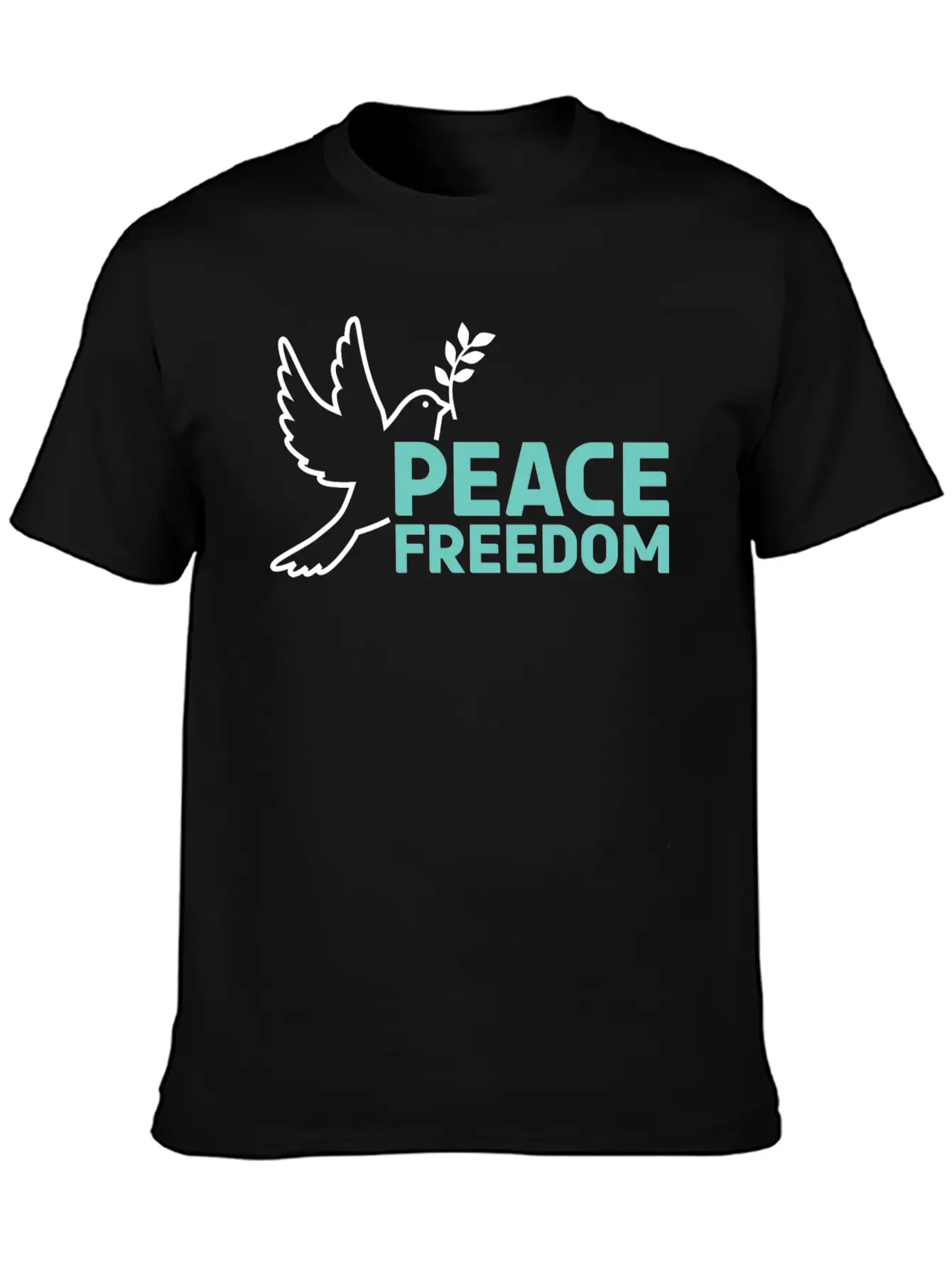 Peace & Freedom - Peace Dove Essential Cotton Tee For Daily Outfits – Unisex Style