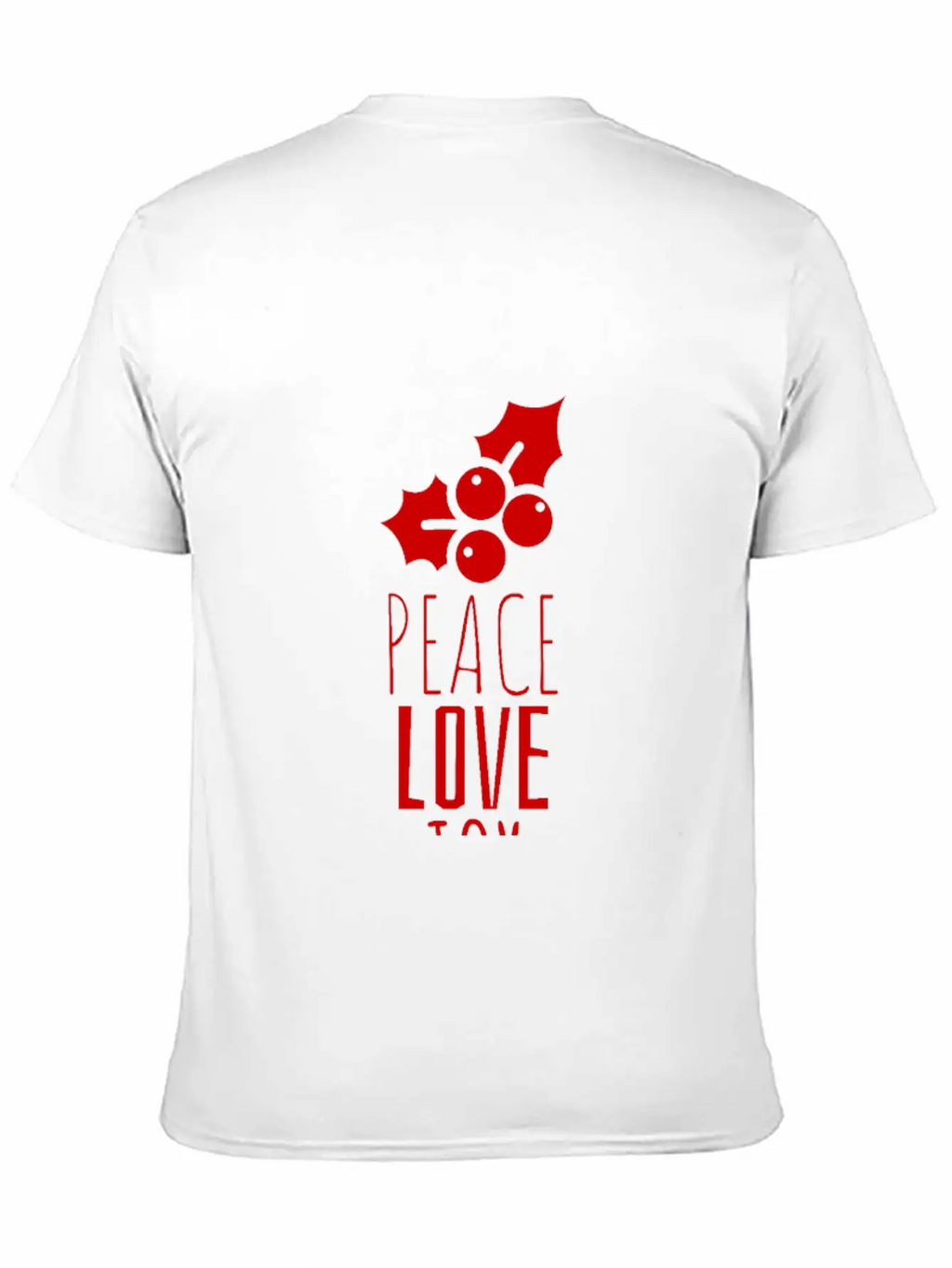 Peace Love Joy Unisex Short Sleeve Soft Cotton T-Shirt – Casual Everyday Wear