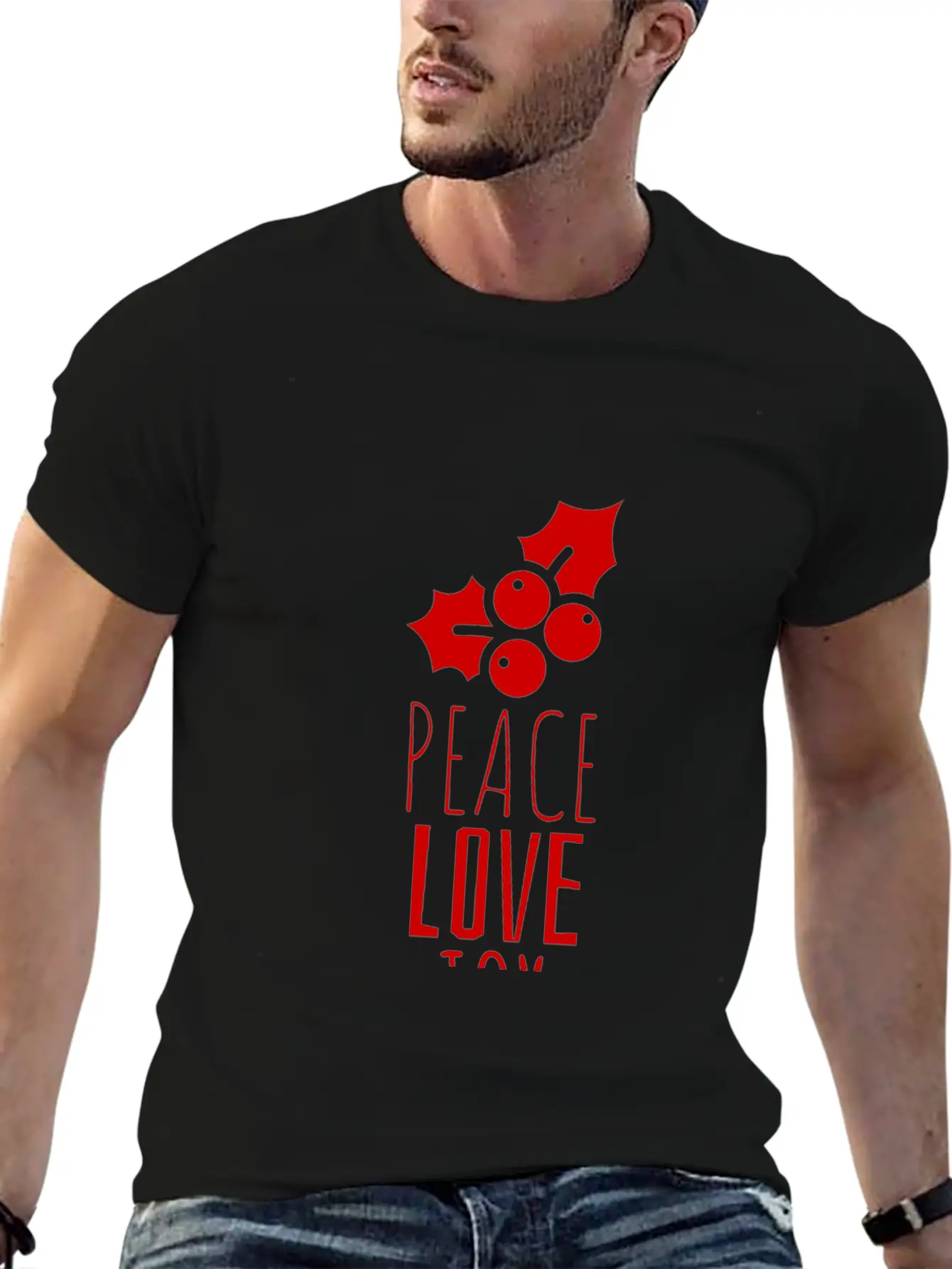 Peace Love Joy Unisex Short Sleeve Soft Cotton T-Shirt – Casual Everyday Wear