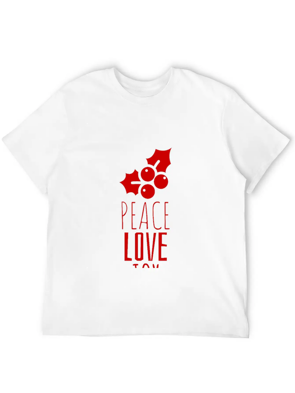 Peace Love Joy Unisex Short Sleeve Soft Cotton T-Shirt – Casual Everyday Wear
