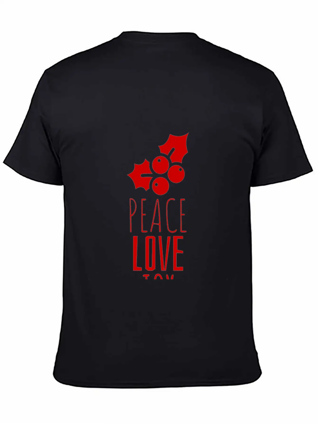 Peace Love Joy Unisex Short Sleeve Soft Cotton T-Shirt – Casual Everyday Wear