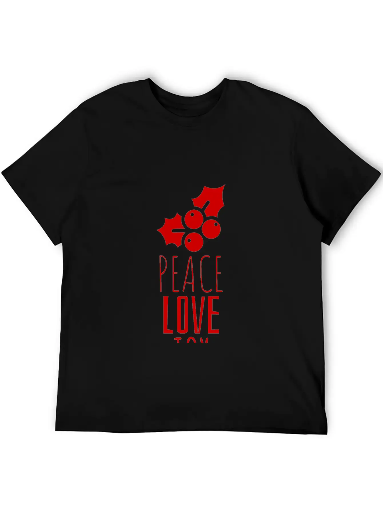 Peace Love Joy Unisex Short Sleeve Soft Cotton T-Shirt – Casual Everyday Wear