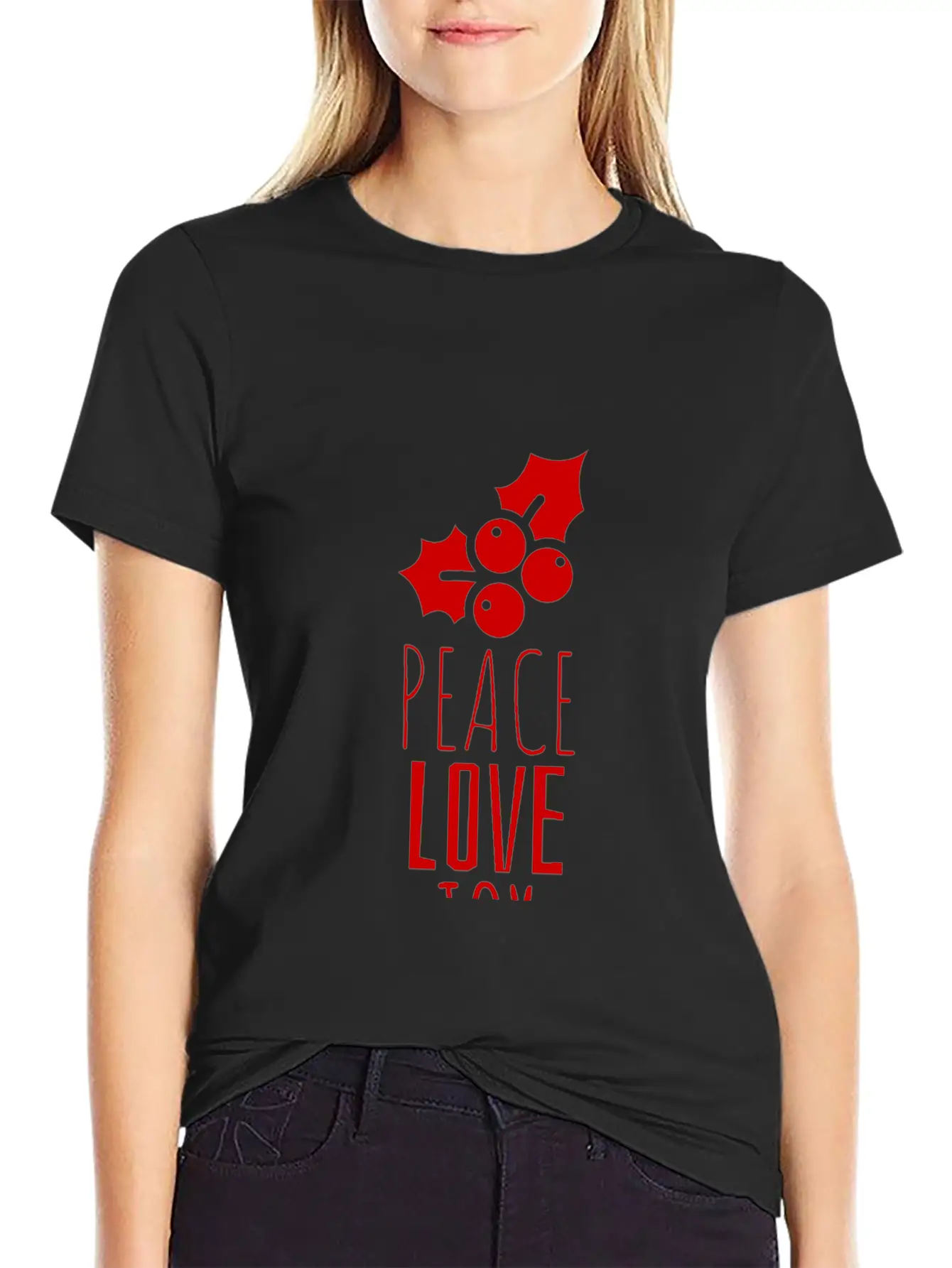 Peace Love Joy Unisex Short Sleeve Soft Cotton T-Shirt – Casual Everyday Wear