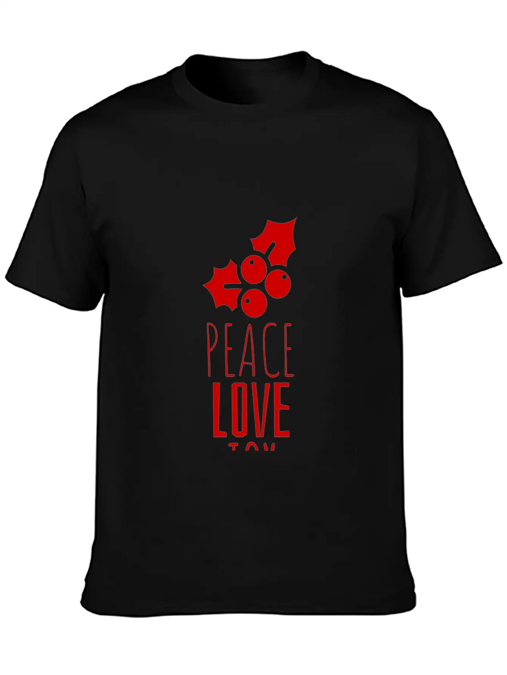 Peace Love Joy Unisex Short Sleeve Soft Cotton T-Shirt – Casual Everyday Wear