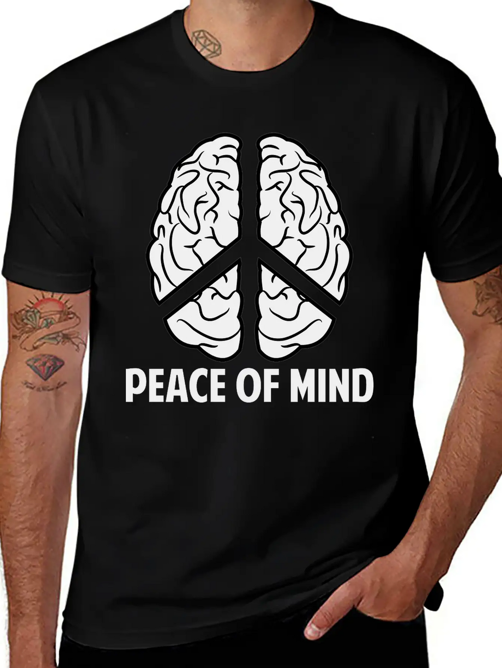Peace Of Mind Breathable Soft Cotton T-Shirt – Timeless Casual Look