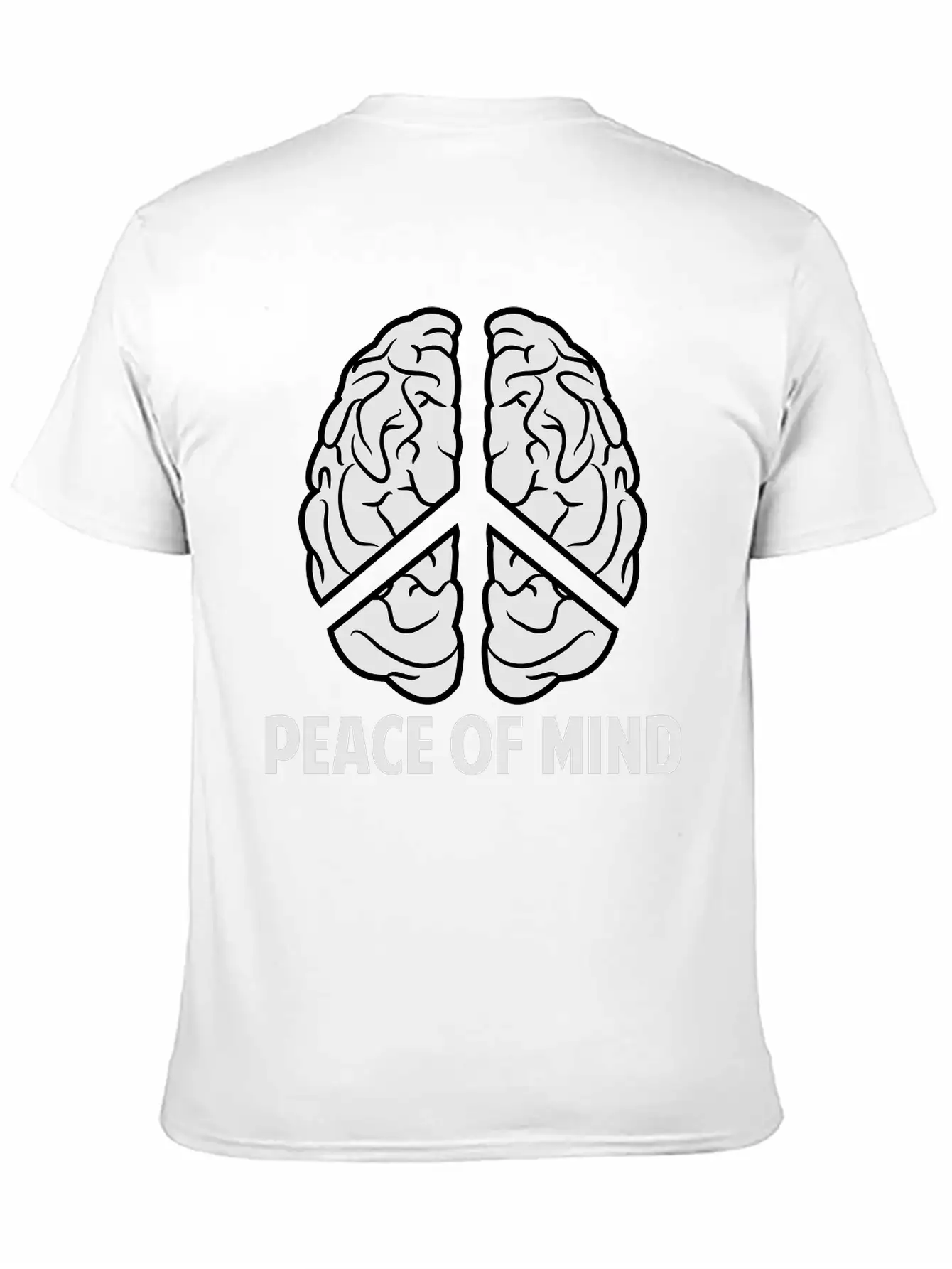 Peace Of Mind Breathable Soft Cotton T-Shirt – Timeless Casual Look