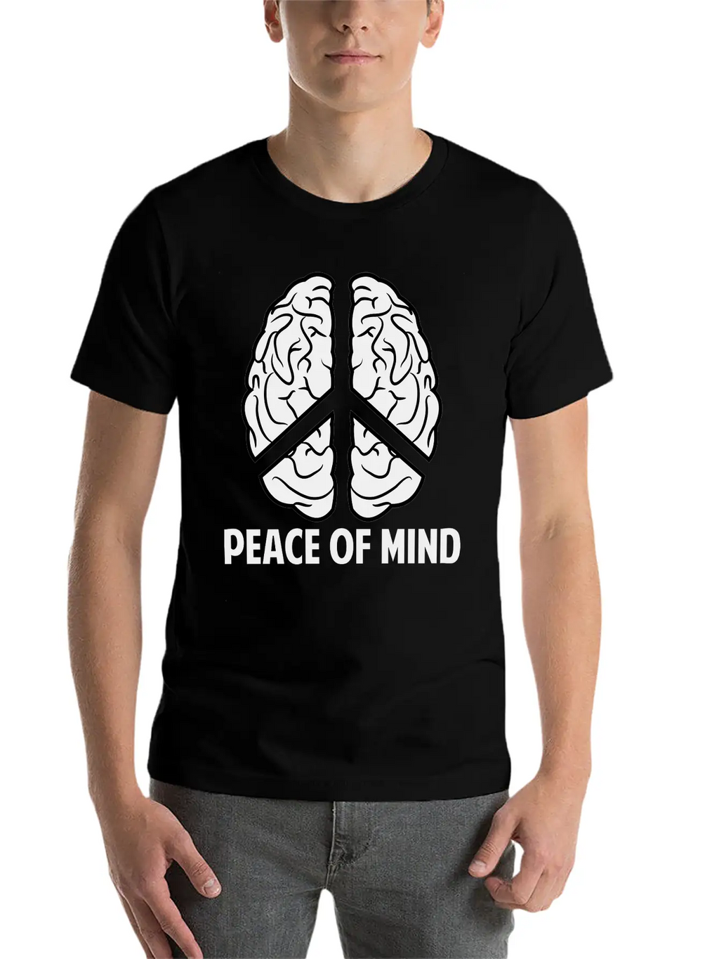 Peace Of Mind Breathable Soft Cotton T-Shirt – Timeless Casual Look