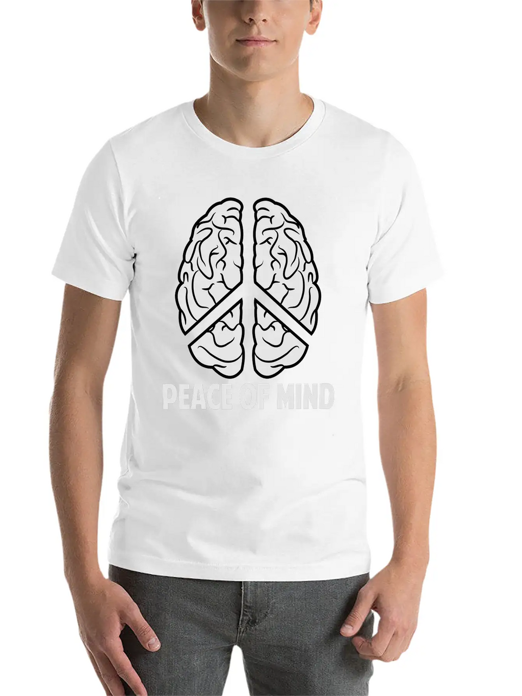 Peace Of Mind Breathable Soft Cotton T-Shirt – Timeless Casual Look