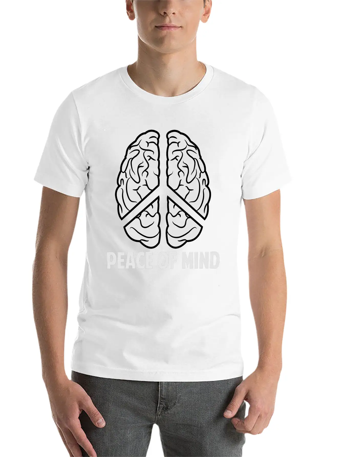 Peace Of Mind Breathable Soft Cotton T-Shirt – Timeless Casual Look