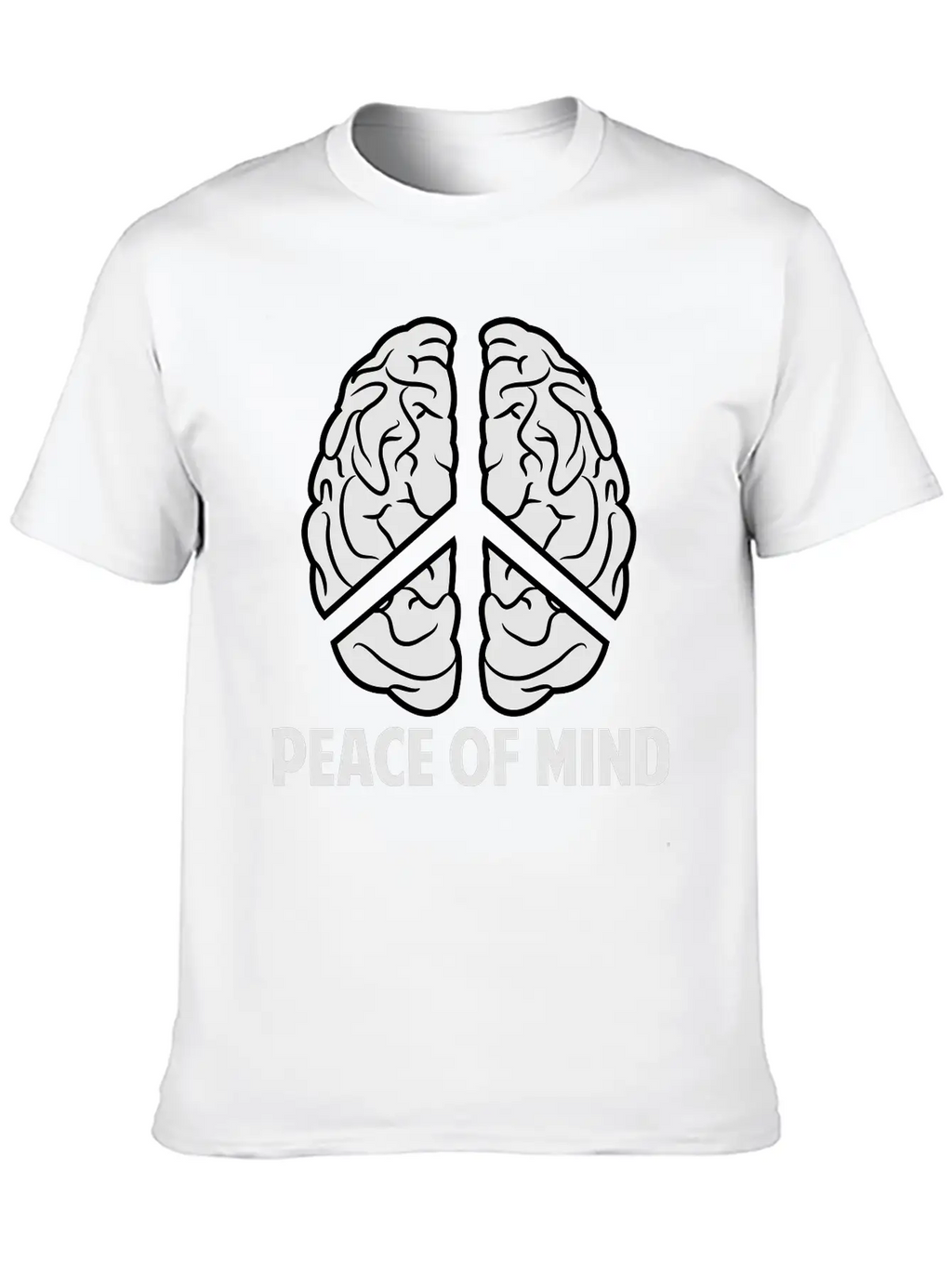 Peace Of Mind Breathable Soft Cotton T-Shirt – Timeless Casual Look
