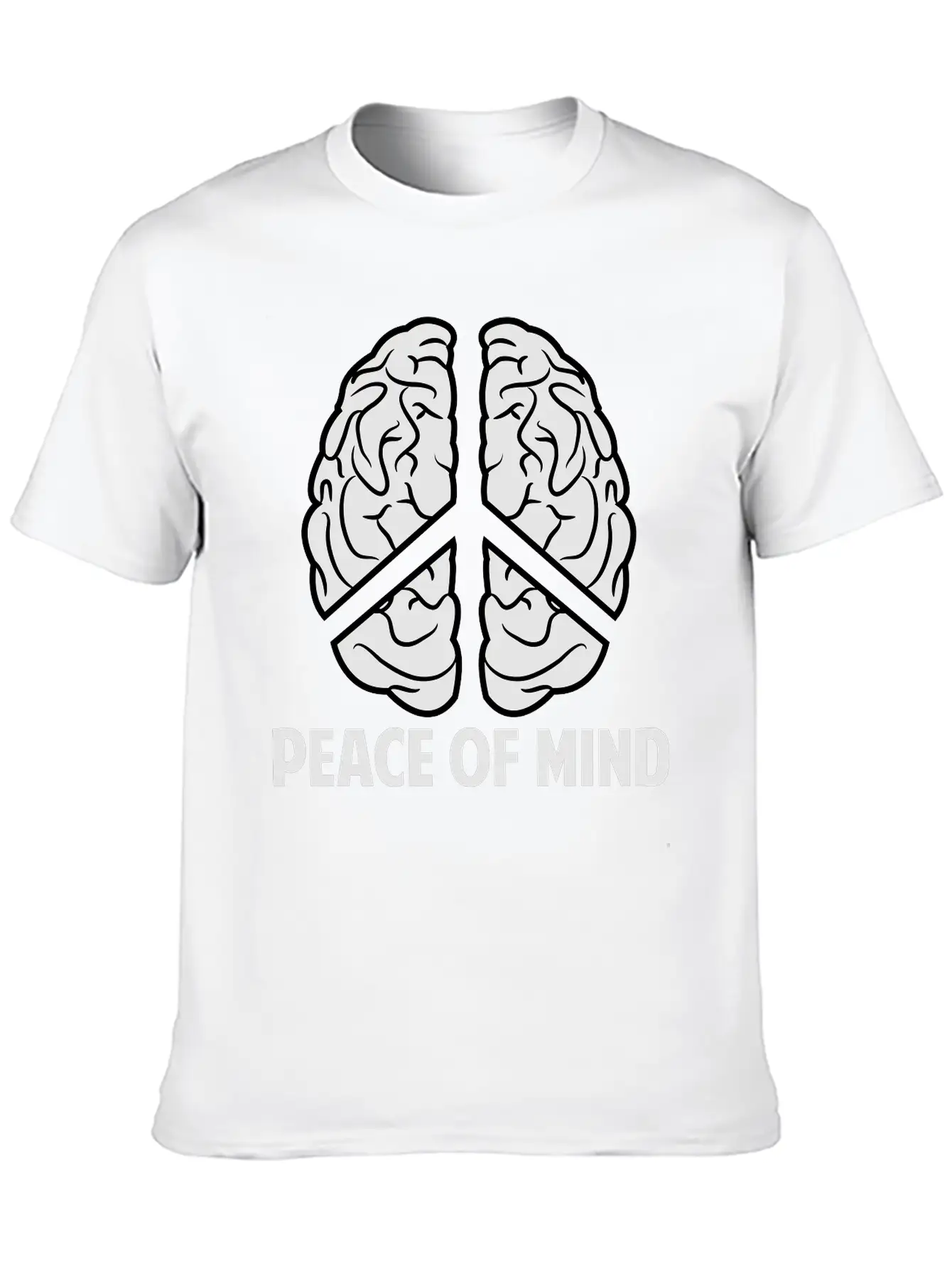 Peace Of Mind Breathable Soft Cotton T-Shirt – Timeless Casual Look