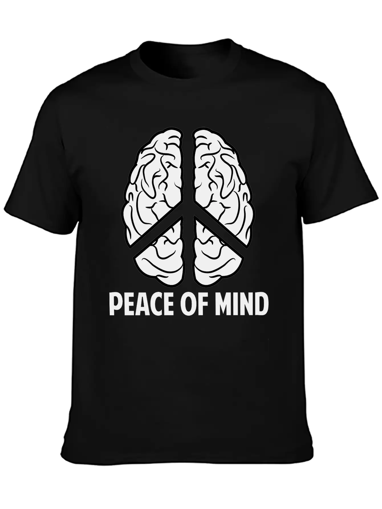 Peace Of Mind Breathable Soft Cotton T-Shirt – Timeless Casual Look