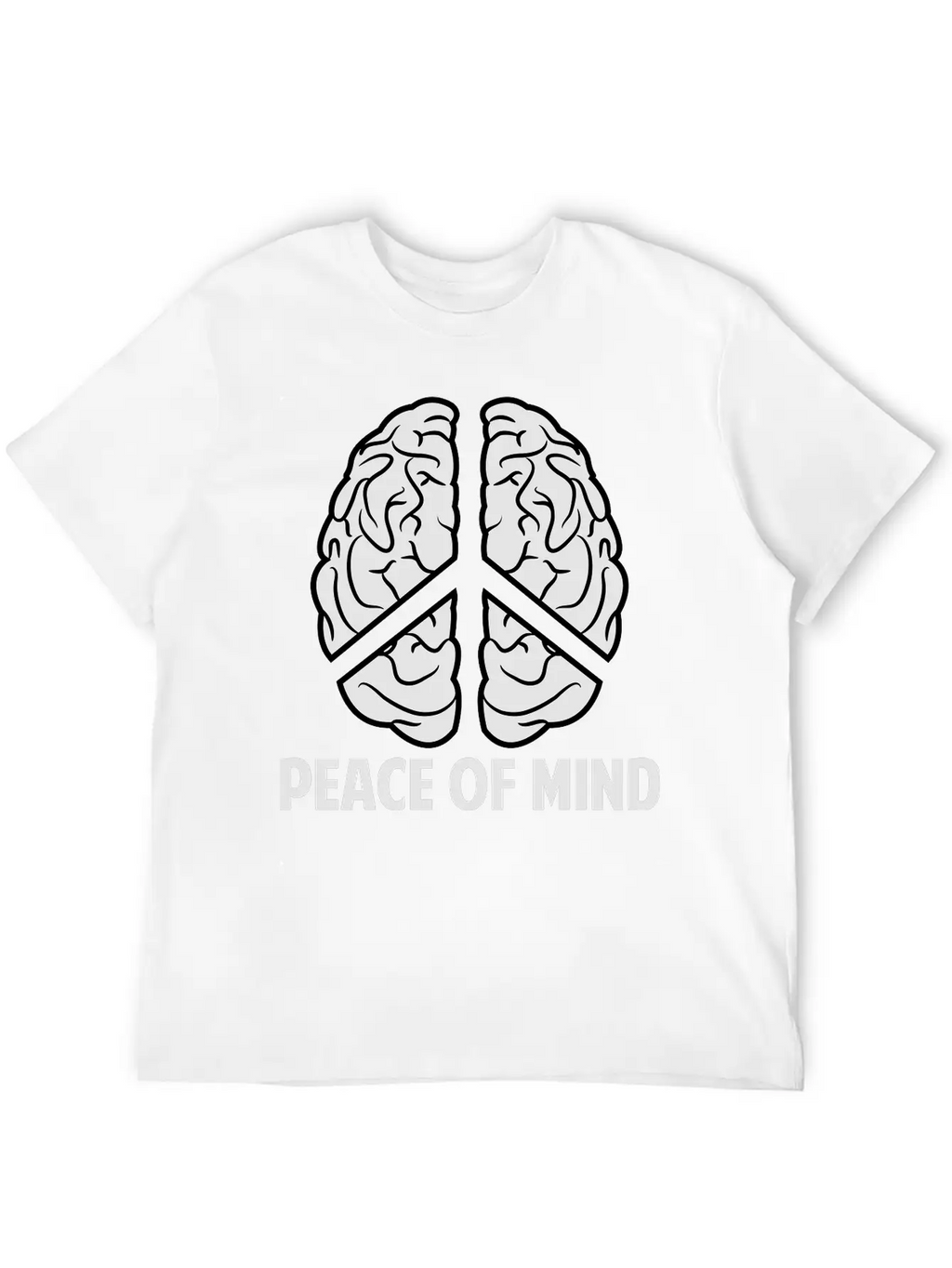 Peace Of Mind Breathable Soft Cotton T-Shirt – Timeless Casual Look