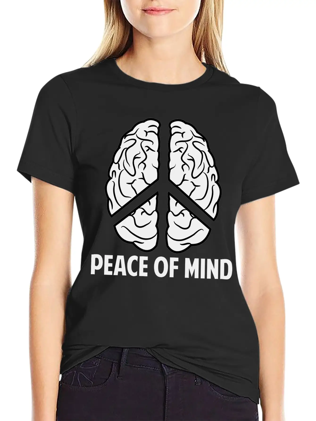Peace Of Mind Breathable Soft Cotton T-Shirt – Timeless Casual Look