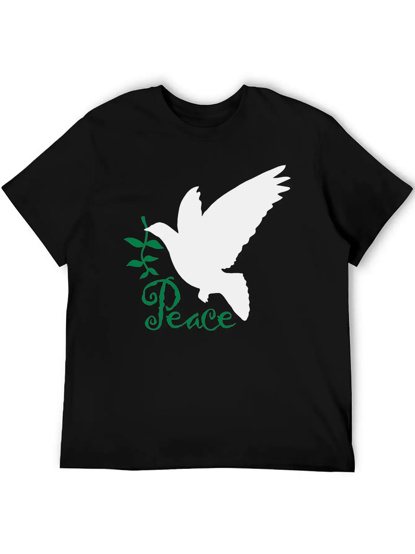 Peace Olive Branch Stylish Everyday T-Shirt – Unisex Basic Cotton Tee