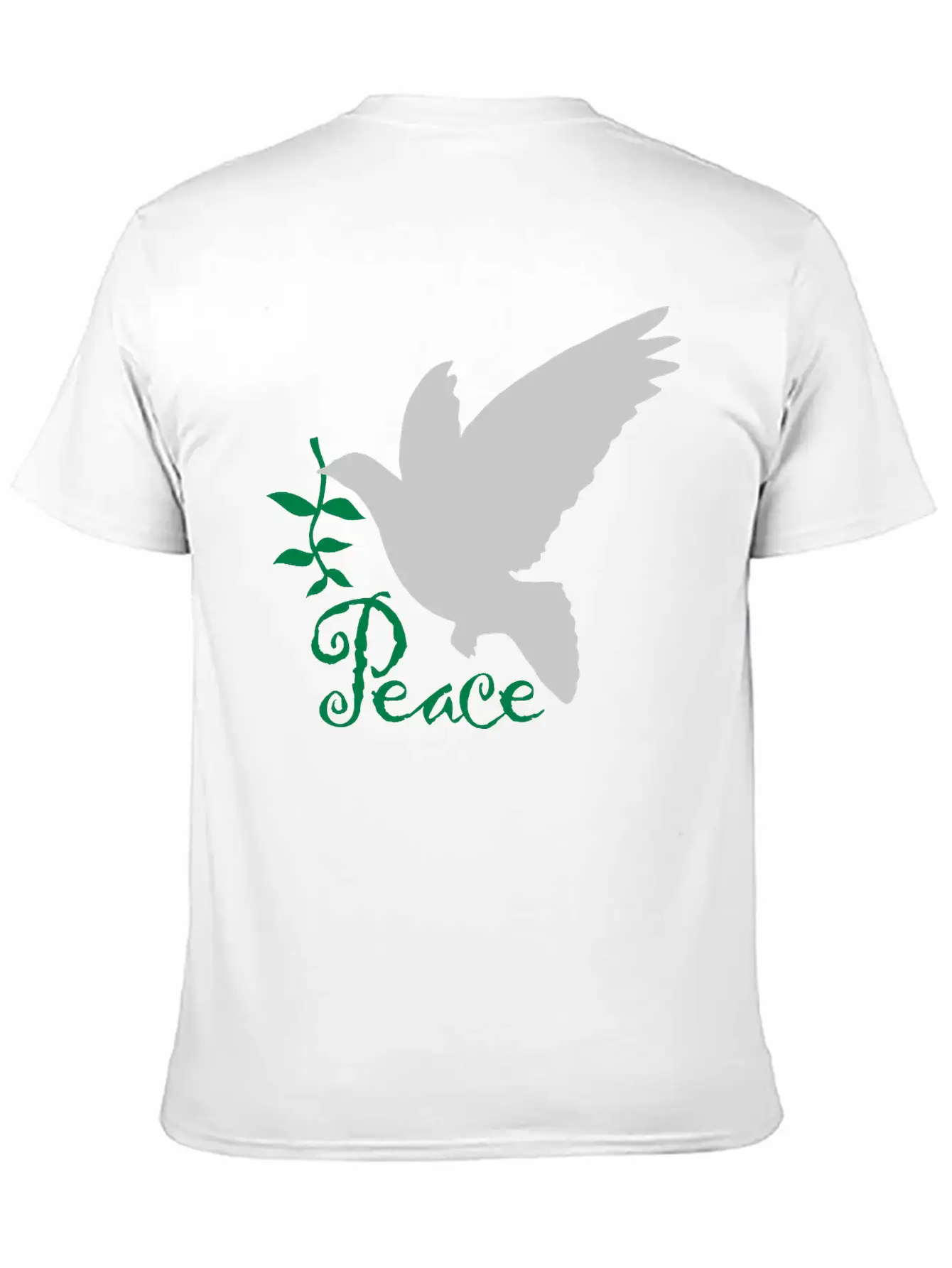 Peace Olive Branch Stylish Everyday T-Shirt – Unisex Basic Cotton Tee