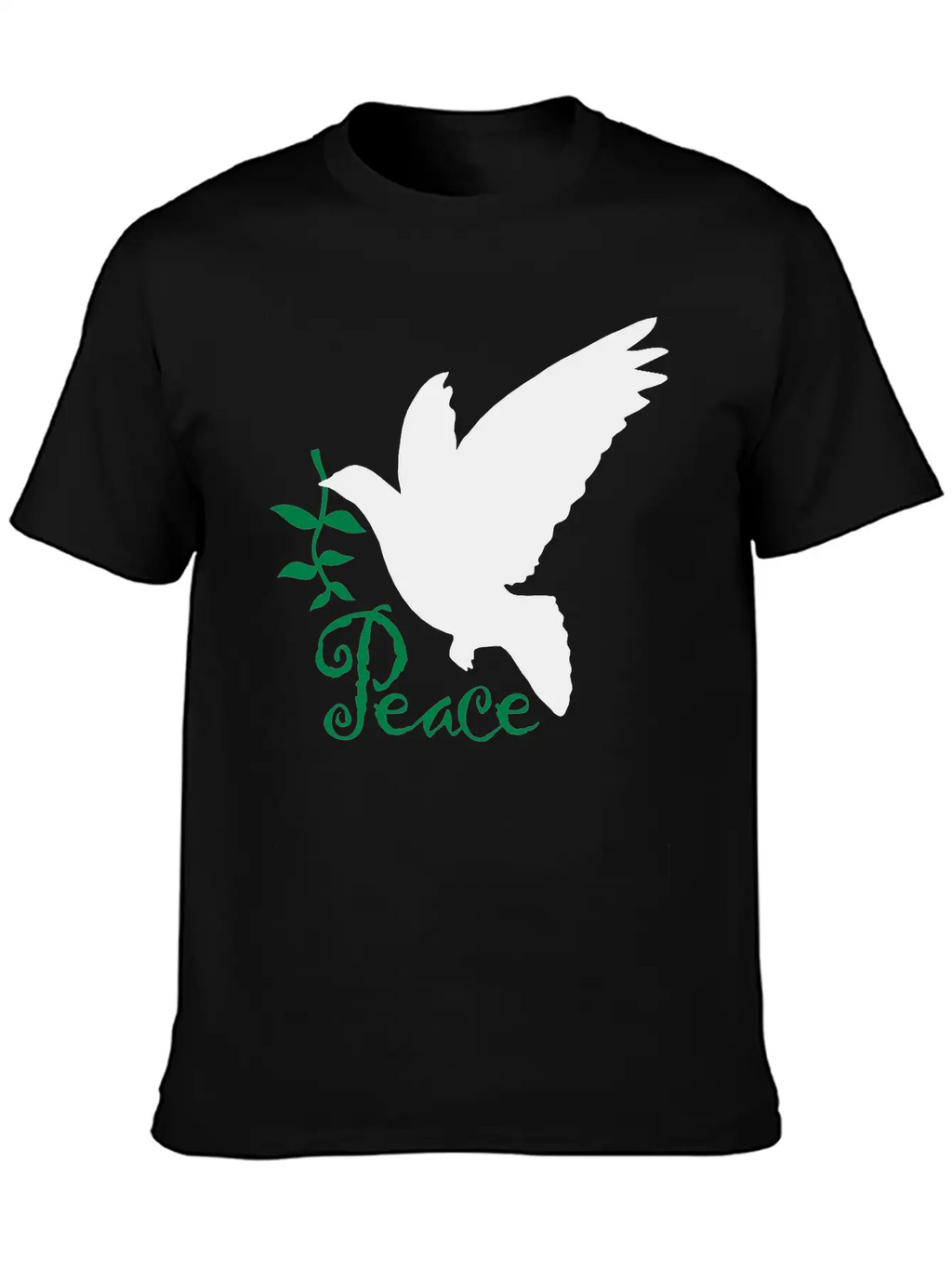 Peace Olive Branch Stylish Everyday T-Shirt – Unisex Basic Cotton Tee