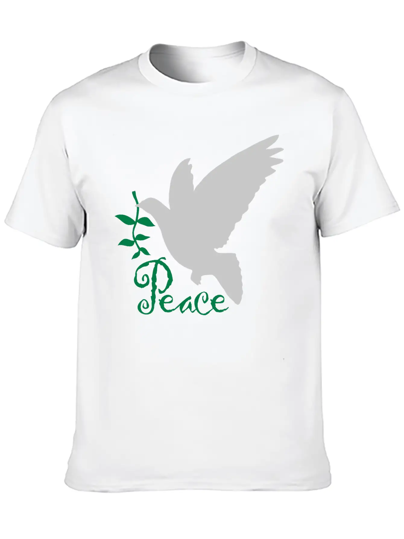 Peace Olive Branch Stylish Everyday T-Shirt – Unisex Basic Cotton Tee