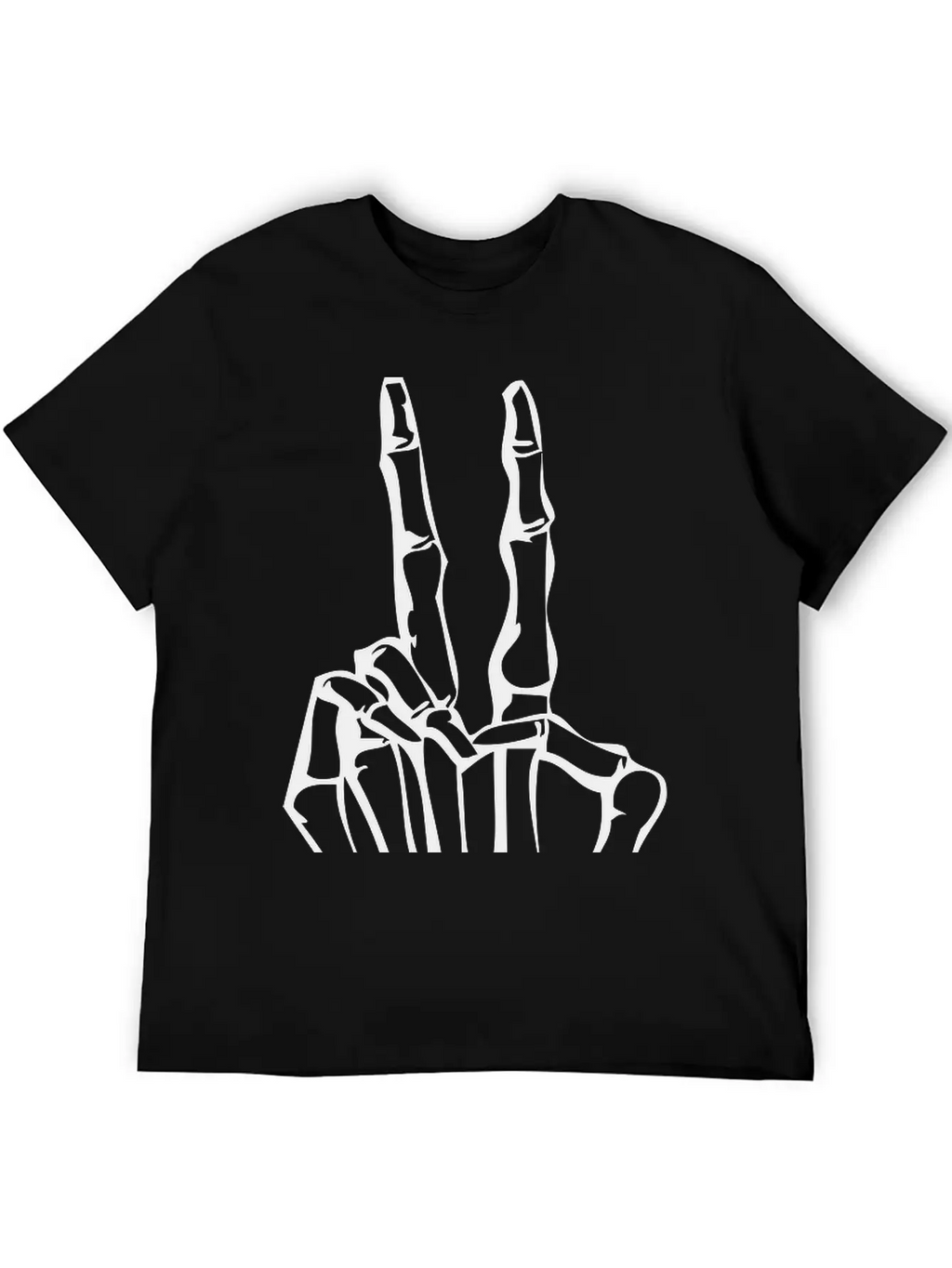 Peace Skull Breathable Graphic T-Shirt – Perfect For Casual Days