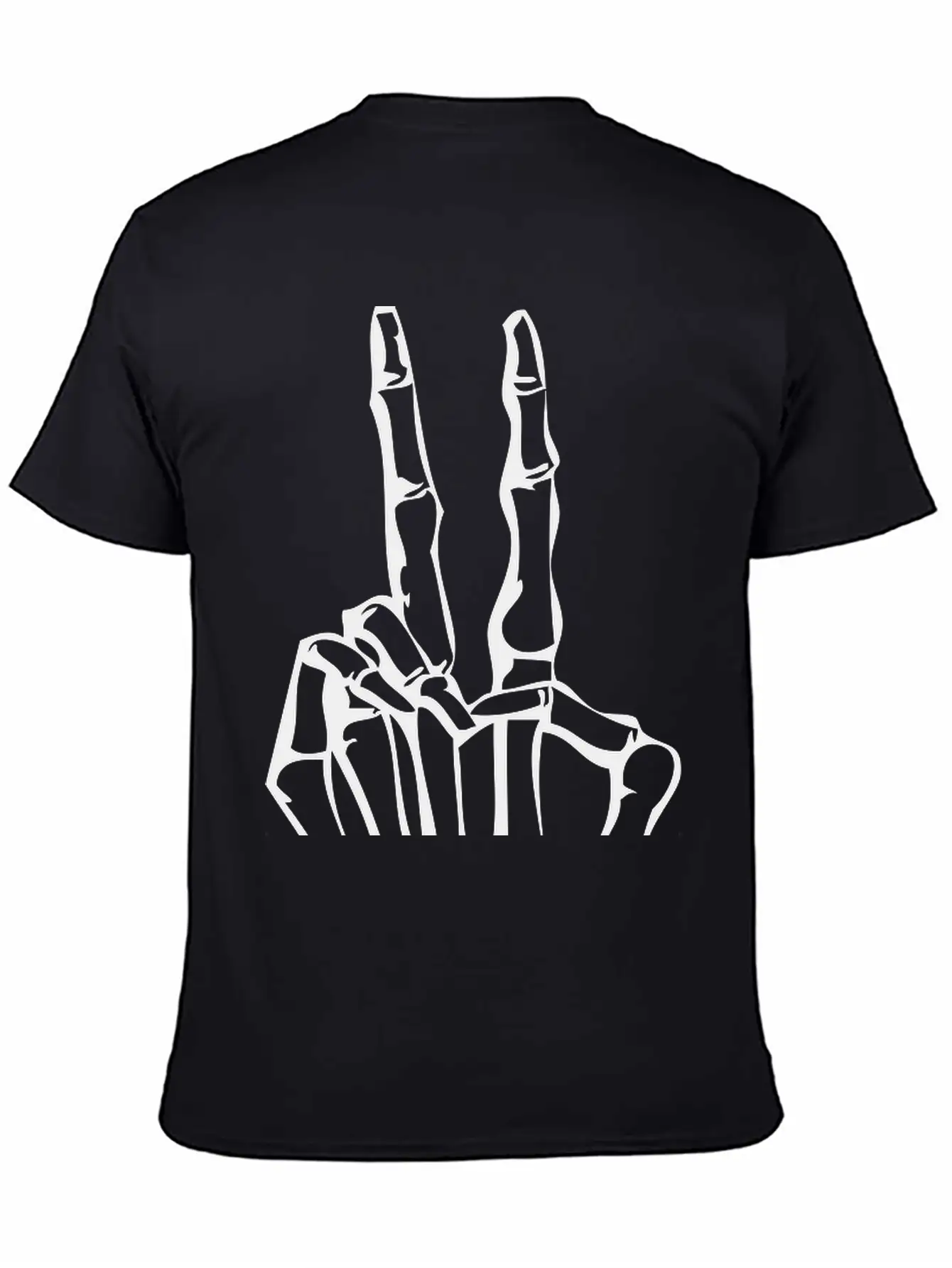 Peace Skull Breathable Graphic T-Shirt – Perfect For Casual Days