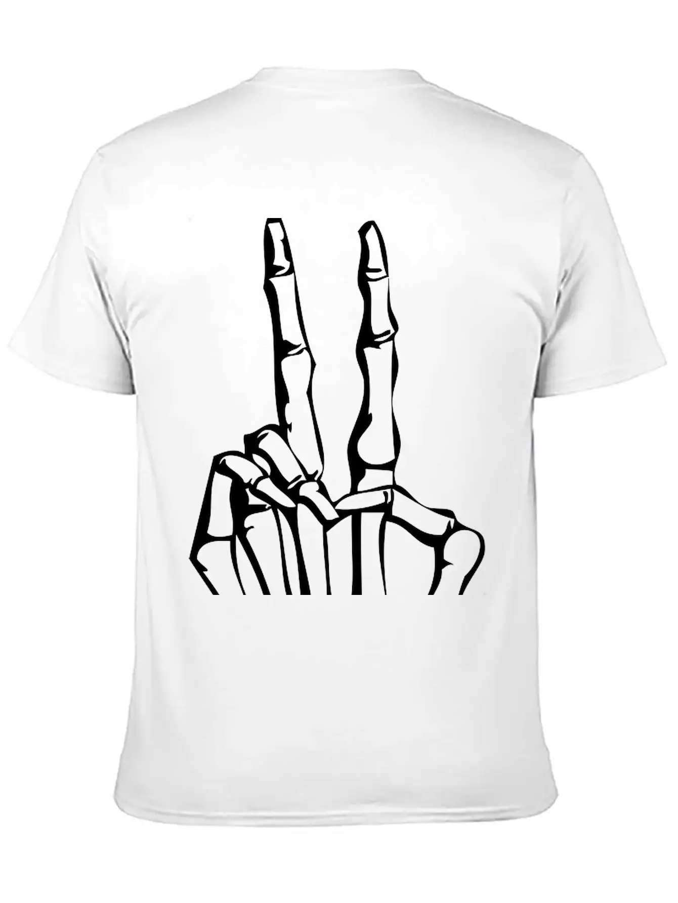 Peace Skull Breathable Graphic T-Shirt – Perfect For Casual Days