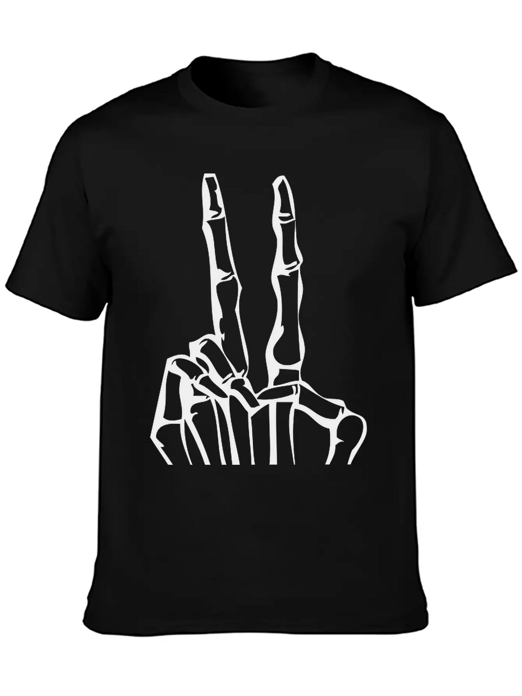 Peace Skull Breathable Graphic T-Shirt – Perfect For Casual Days